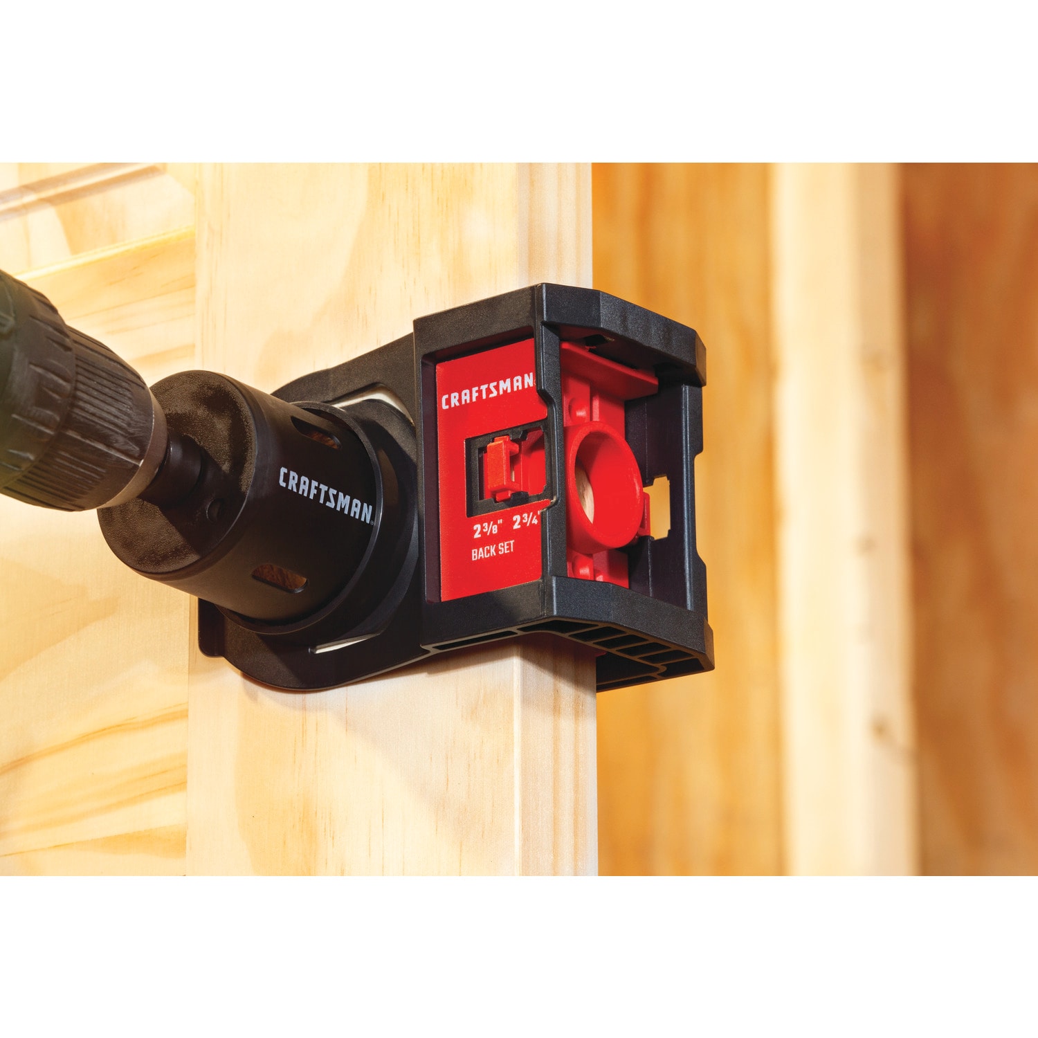 CRAFTSMAN Bi-metal Arbored Adjustable Door Lock Kit Set (6-Piece) with Soft Case