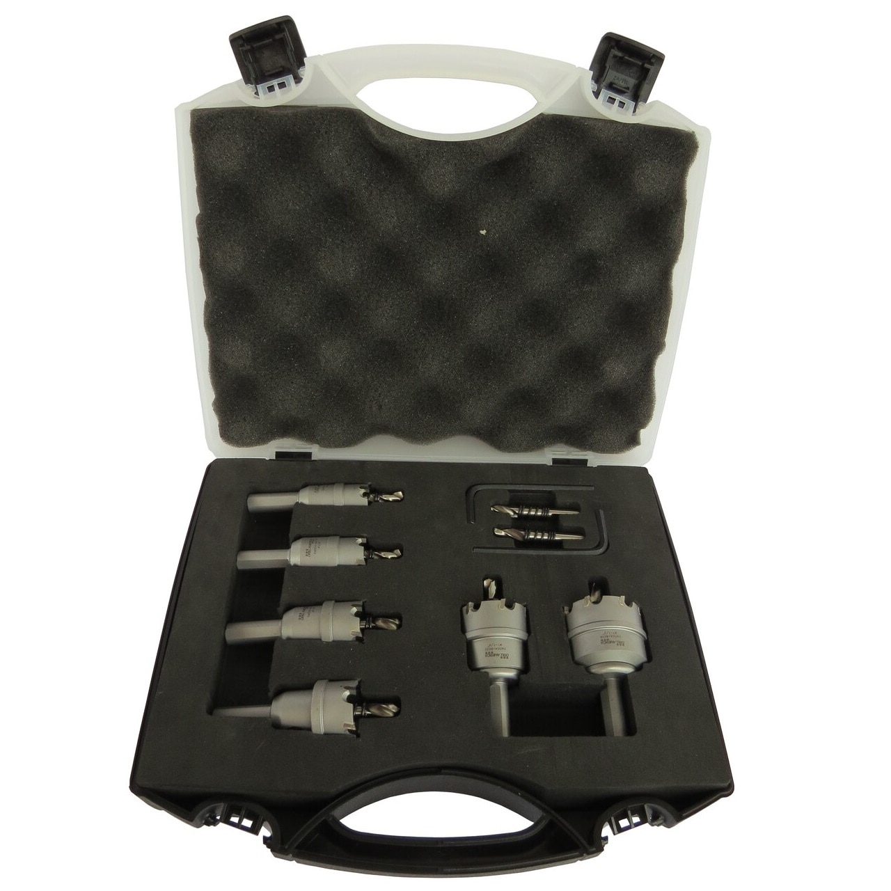 Drill America Carbide-tipped Arbored Hole Saw Set with Hard Case
