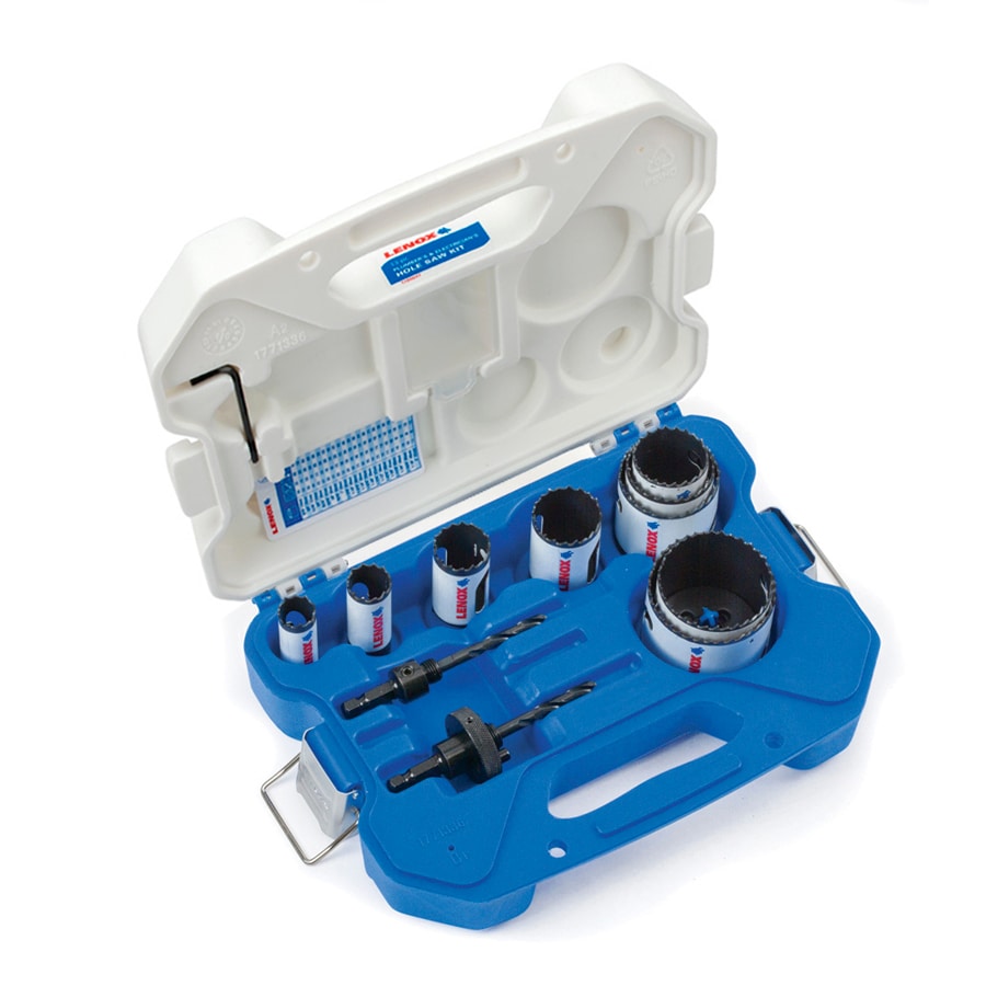 LENOX Bi-metal Arbored Hole Saw (13-Piece) with Hard Case