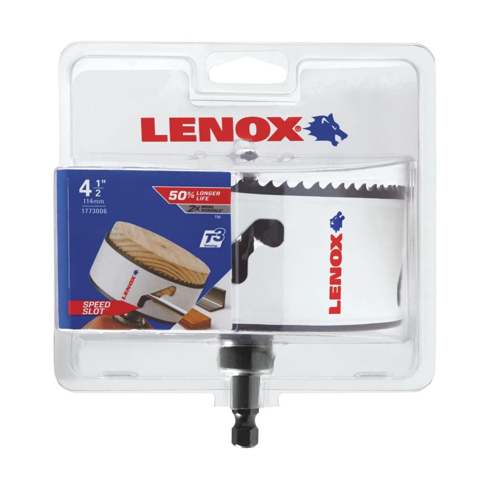 LENOX 4-1/2-in Bi-metal Arbored Hole Saw