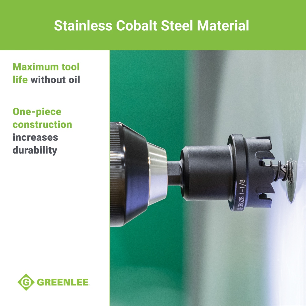 Greenlee 1-1/8-in Carbide-tipped Non-arbored Hole Saw