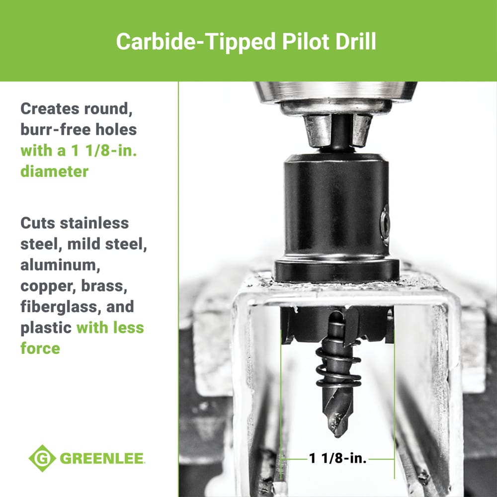Greenlee 1-1/8-in Carbide-tipped Non-arbored Hole Saw