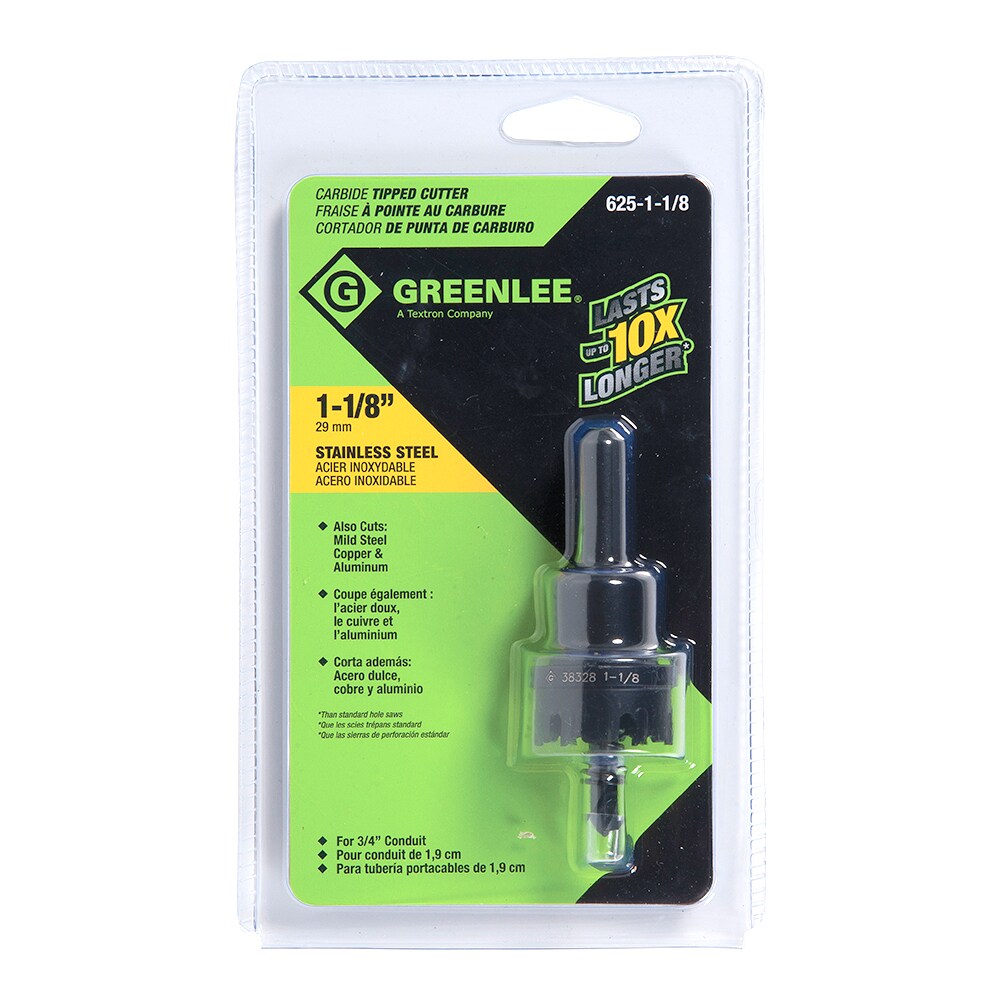 Greenlee 1-1/8-in Carbide-tipped Non-arbored Hole Saw