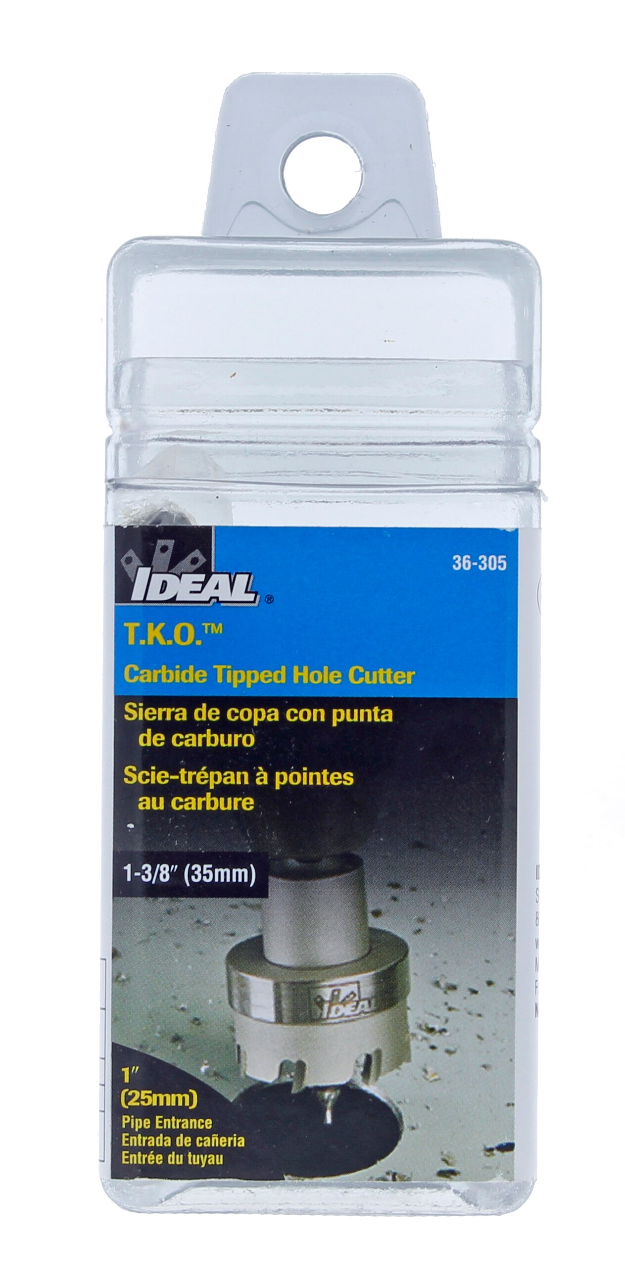 IDEAL 1-3/8-in Carbide-tipped Arbored Hole Saw