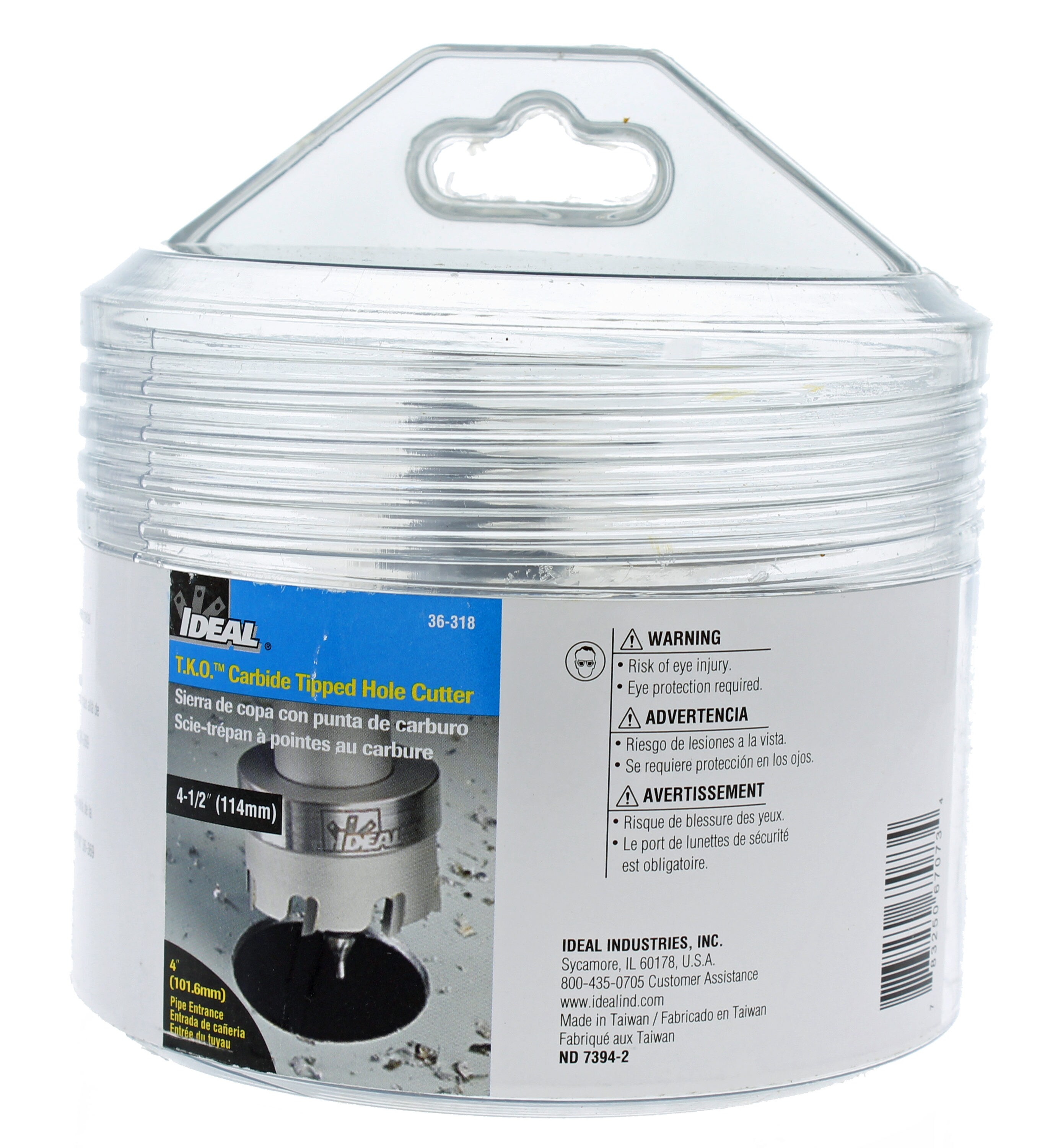 IDEAL 4-1/2-in Carbide-tipped Non-arbored Hole Saw