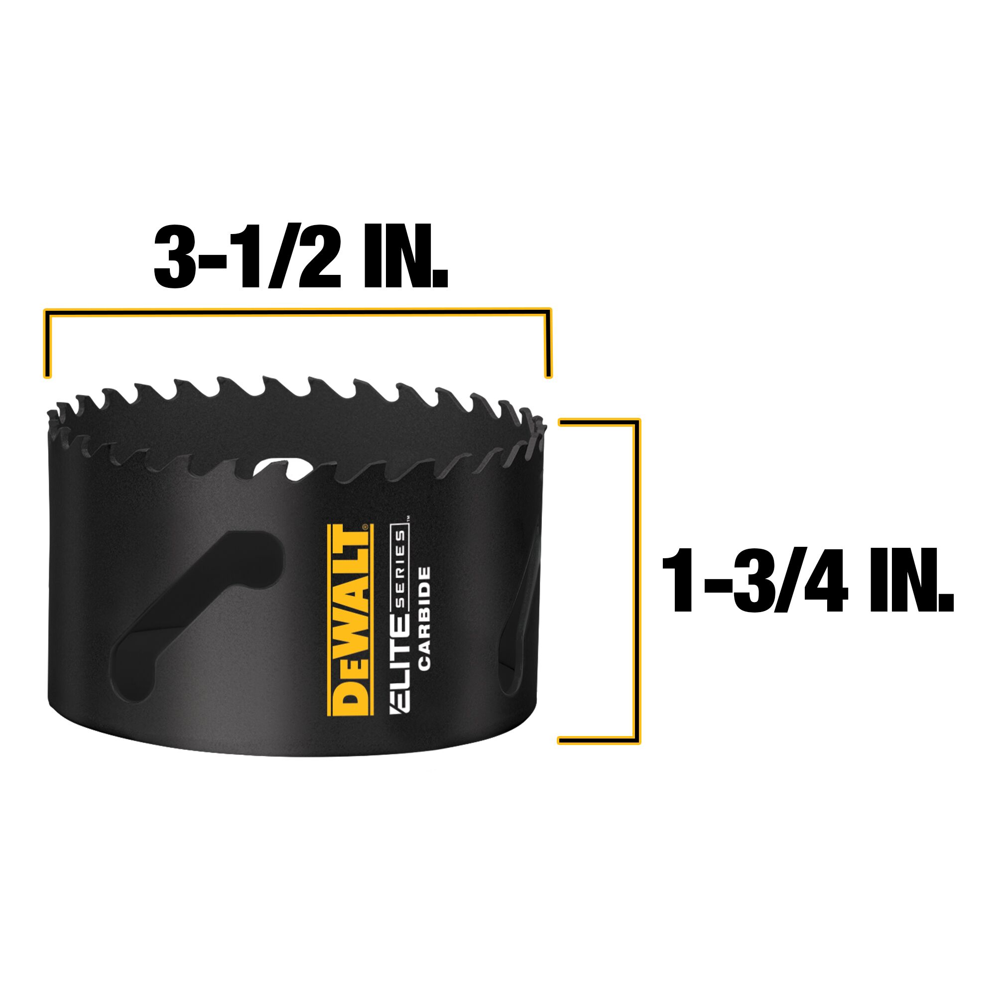 DEWALT 3-1/2-in Carbide-tipped Non-arbored Hole Saw