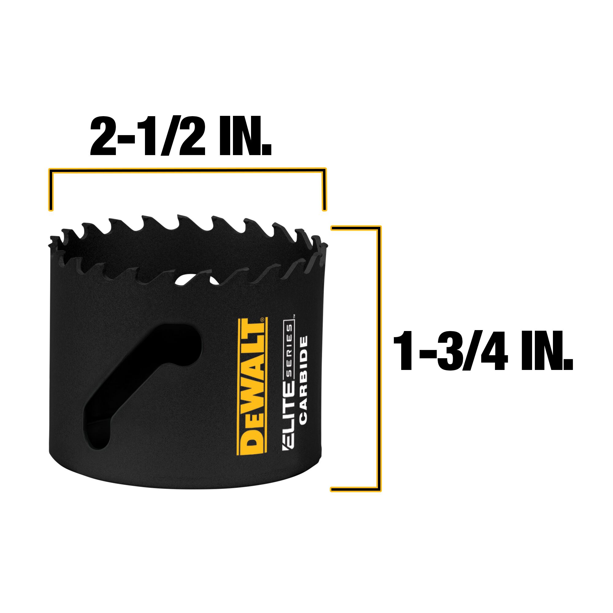 DEWALT 2-1/2-in Carbide-tipped Non-arbored Hole Saw