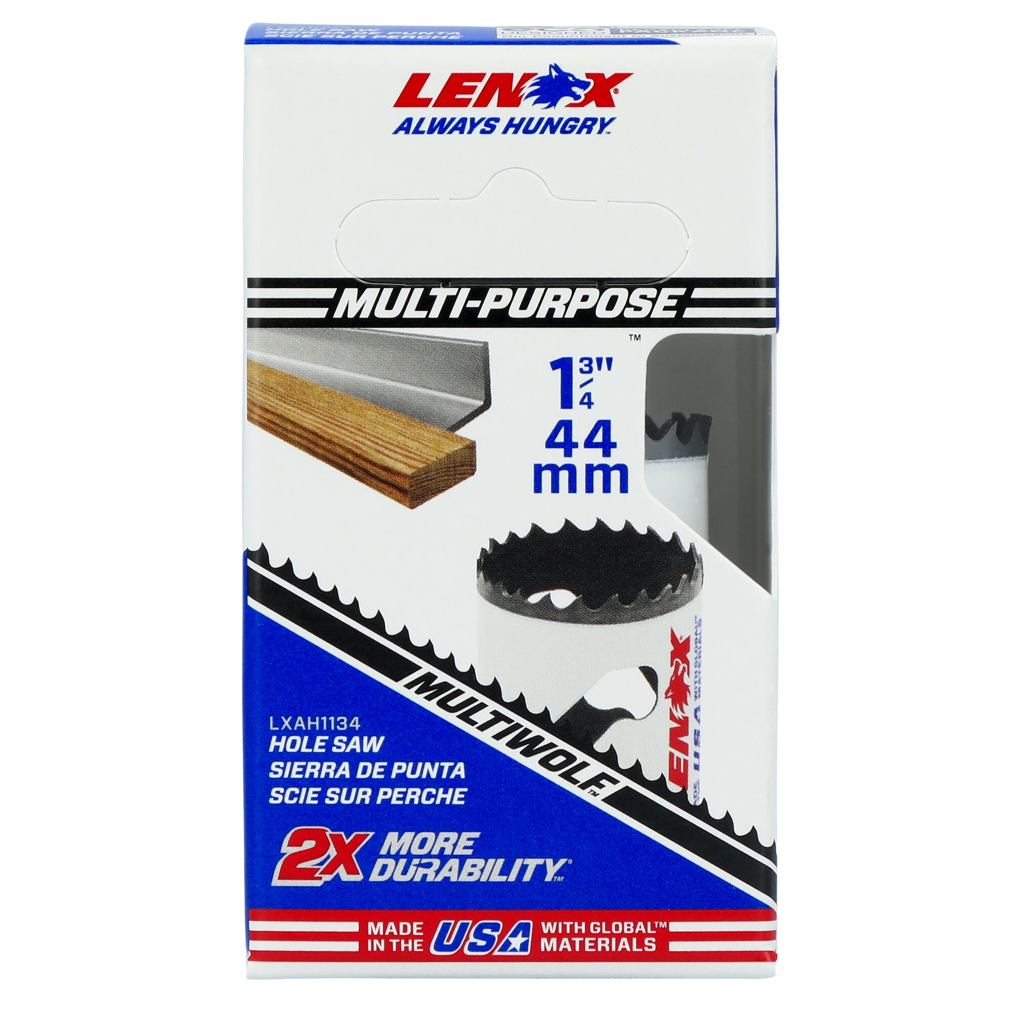 LENOX 1-3/4-in Bi-metal Non-arbored Hole Saw