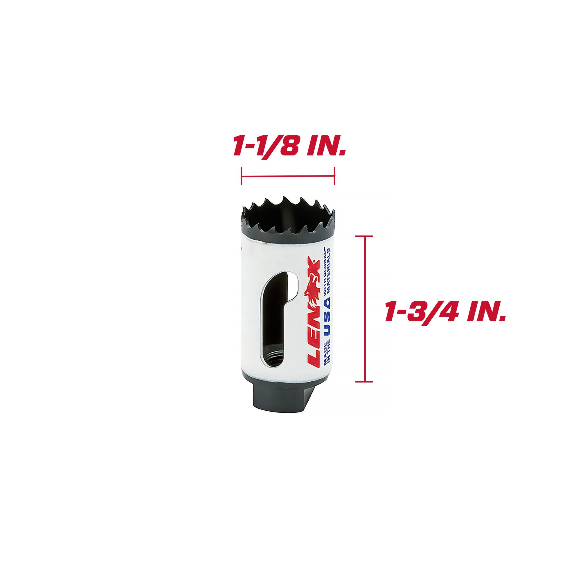 LENOX 1-1/8-in Bi-metal Non-arbored Hole Saw