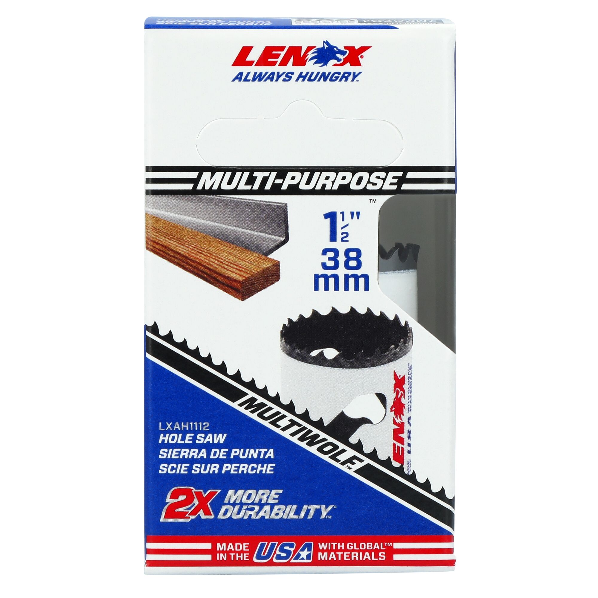 LENOX 1-1/2-in Bi-metal Non-arbored Hole Saw