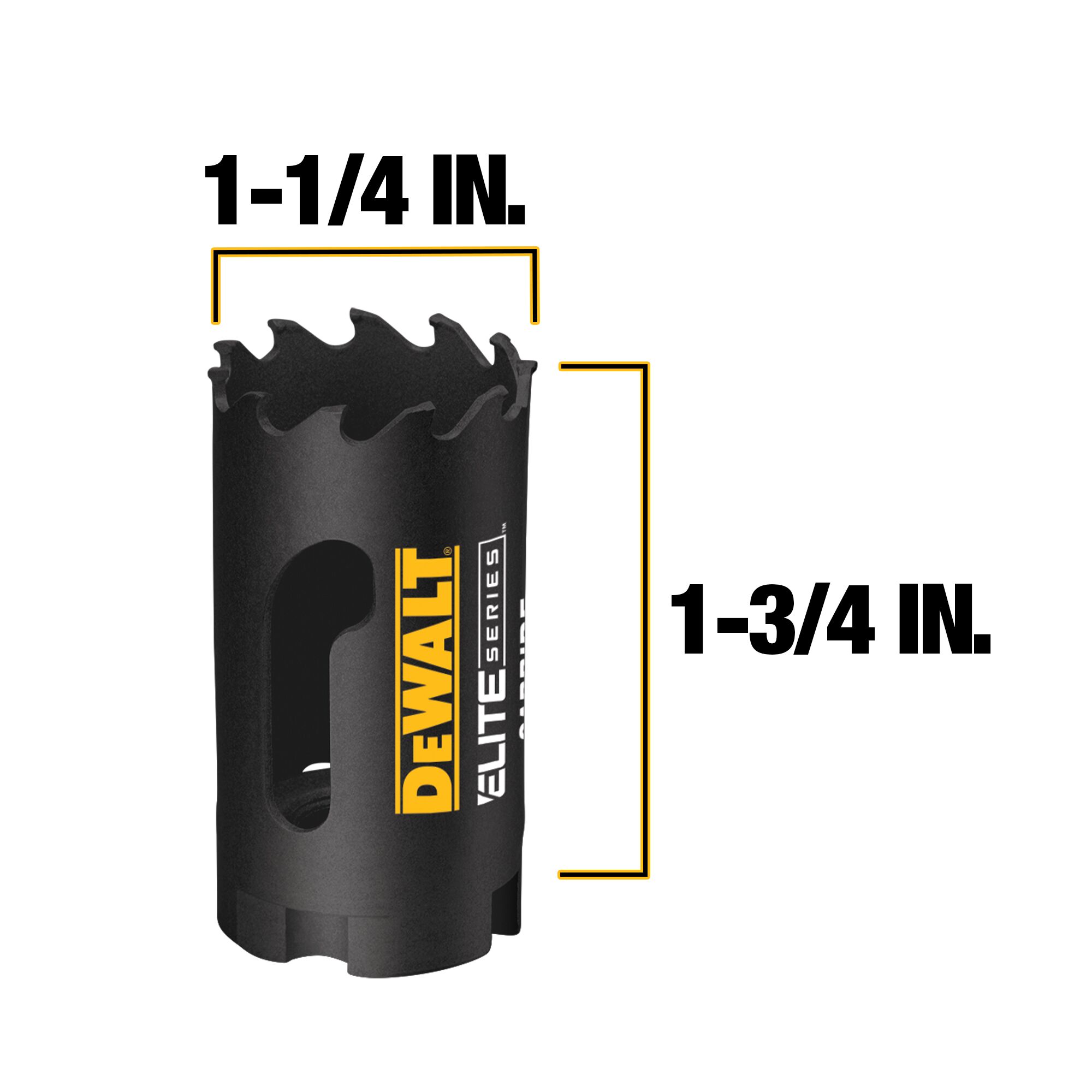 DEWALT ELITE SERIES Carbide-tipped Non-arbored Hole Saw Set (9-Piece)