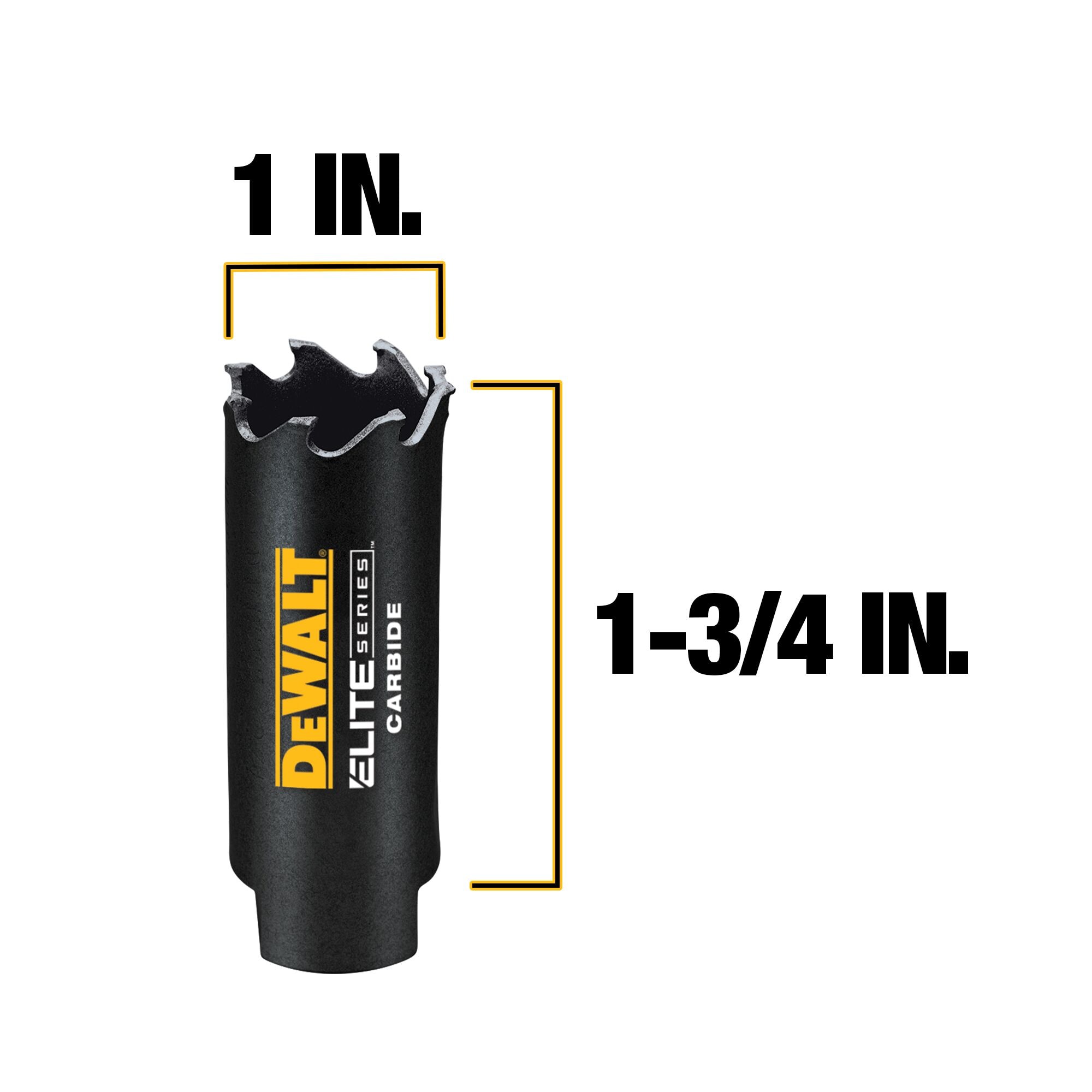 DEWALT ELITE SERIES Carbide-tipped Non-arbored Hole Saw Set (9-Piece)