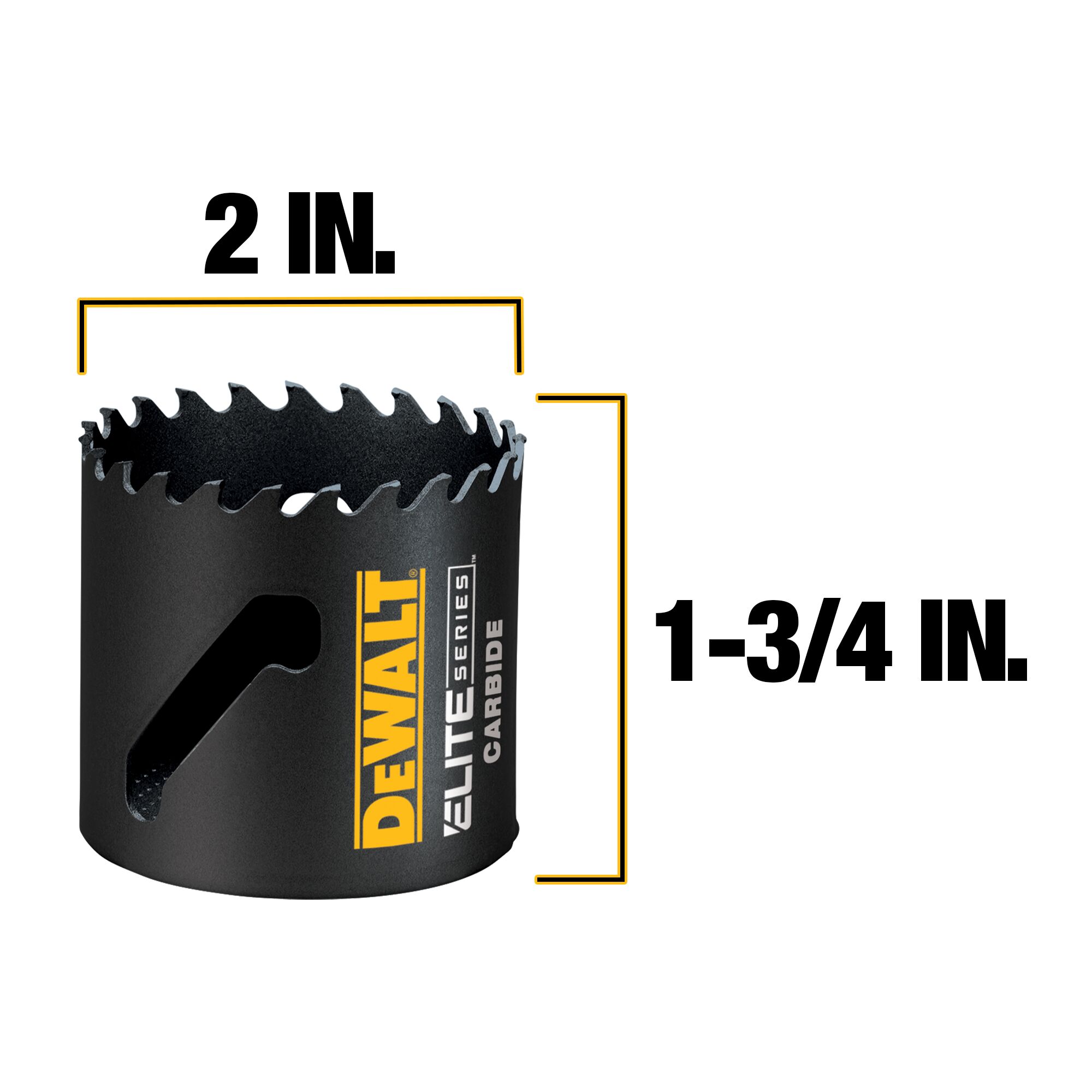 DEWALT ELITE SERIES Carbide-tipped Non-arbored Hole Saw Set (9-Piece)