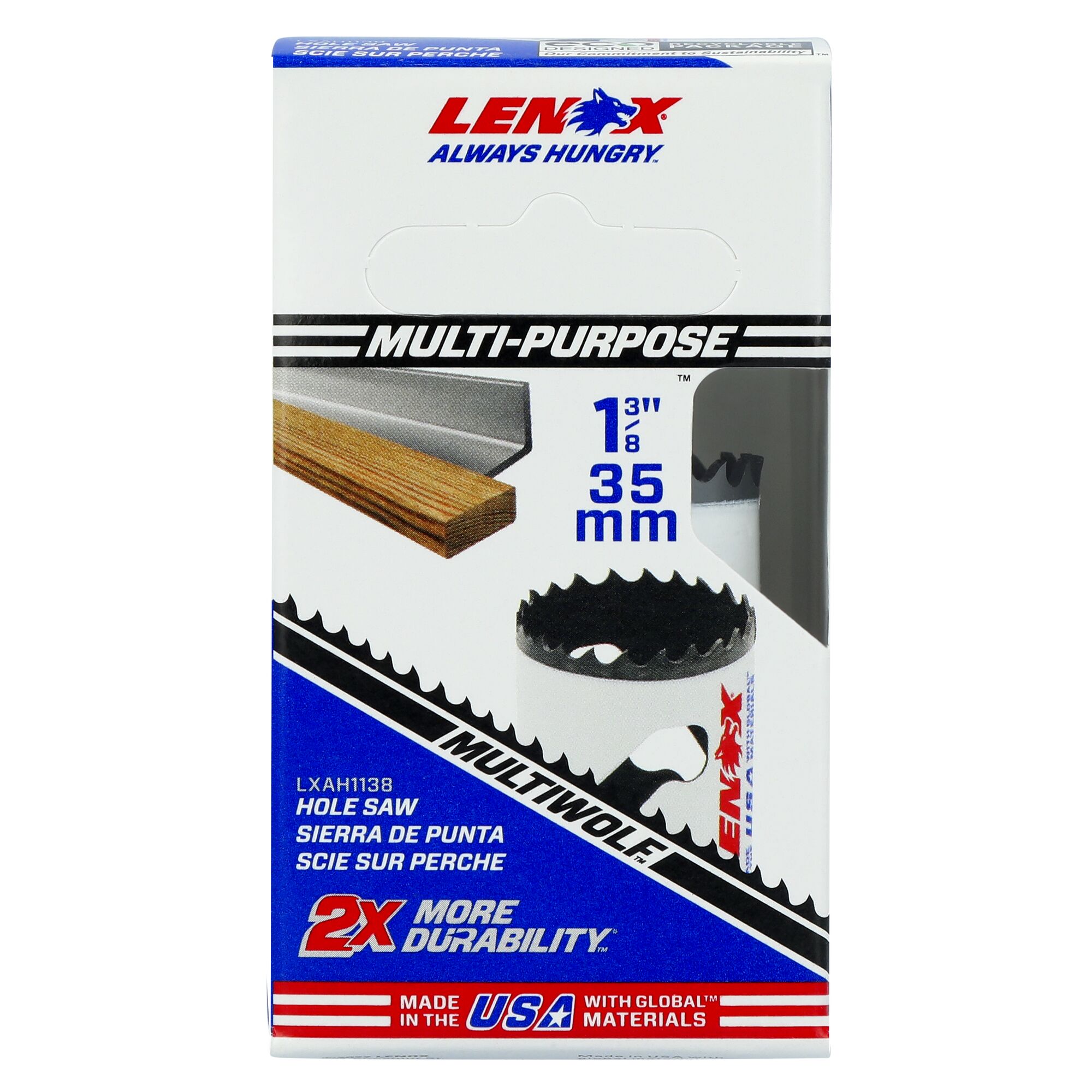 LENOX 1-3/8-in Bi-metal Non-arbored Hole Saw