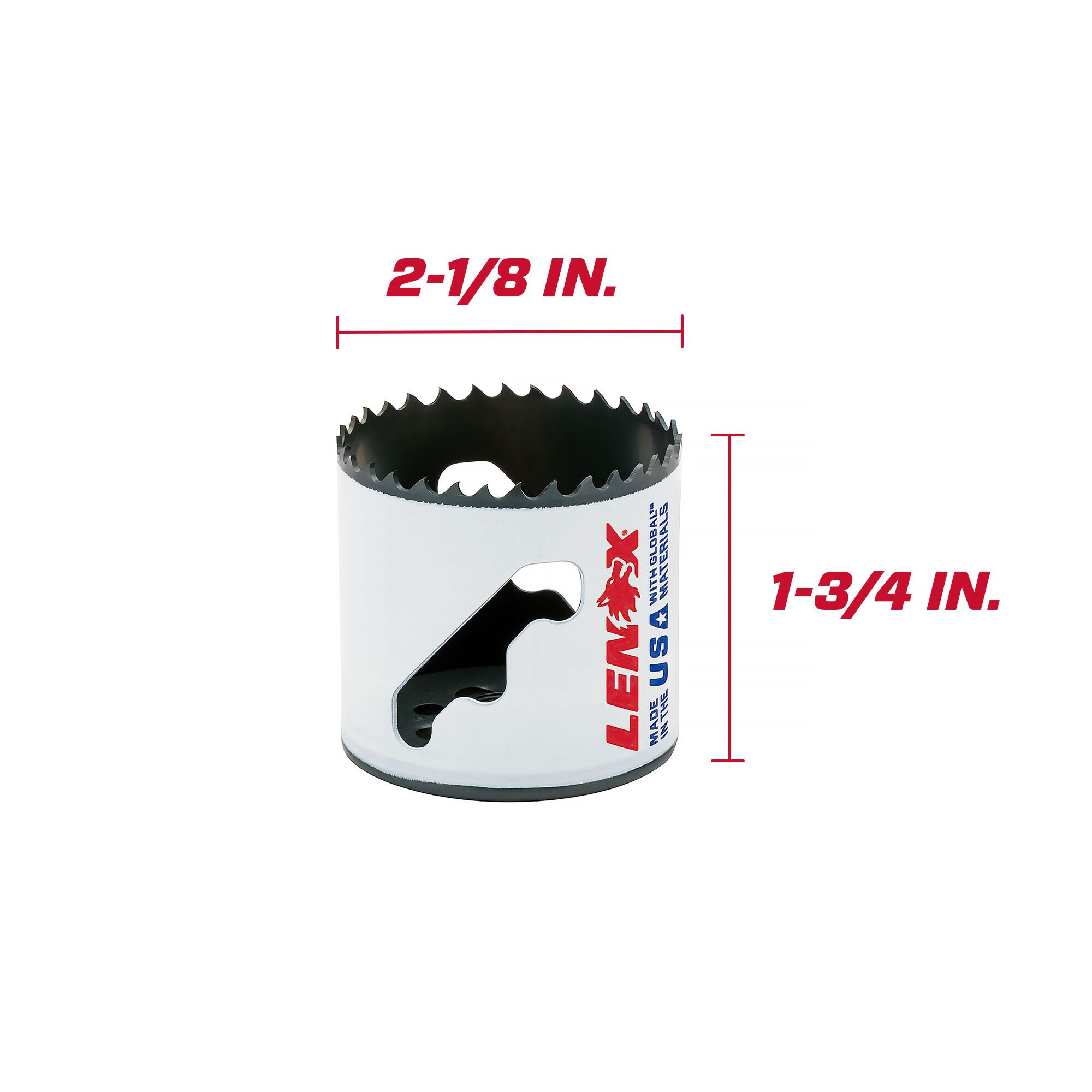 LENOX 2-1/8-in Bi-metal Non-arbored Hole Saw