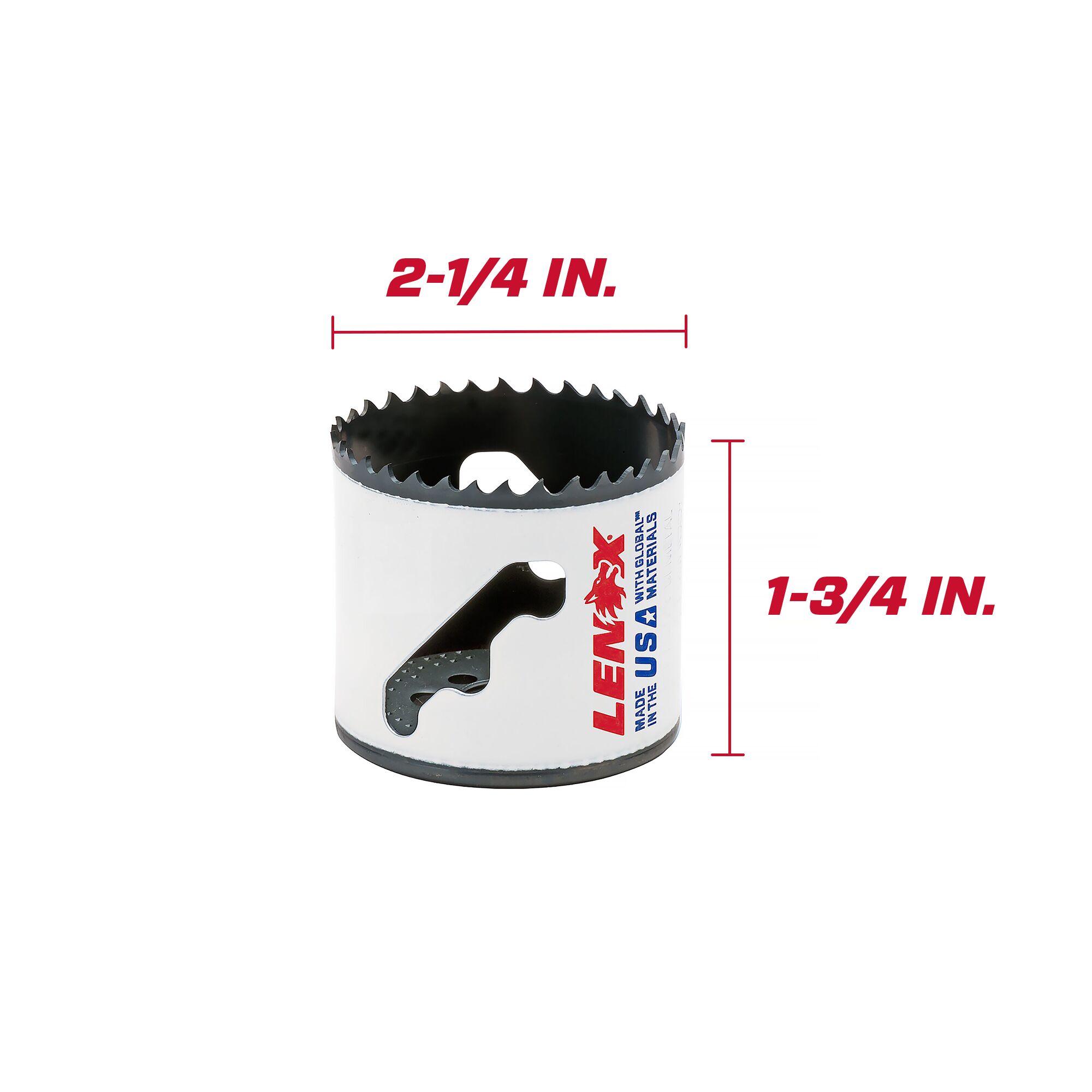 LENOX 2-1/4-in Bi-metal Non-arbored Hole Saw