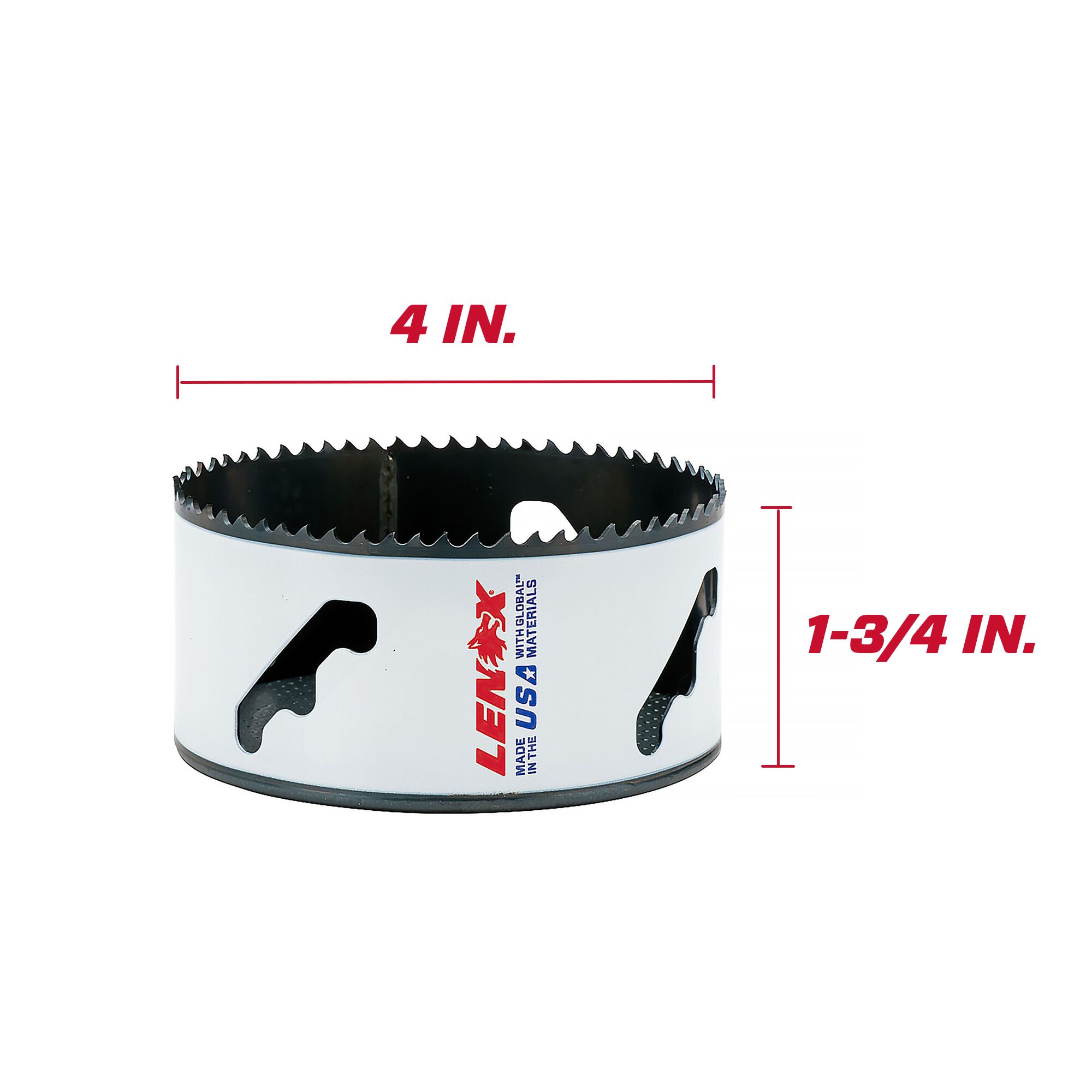 LENOX 4-in Bi-metal Non-arbored Hole Saw