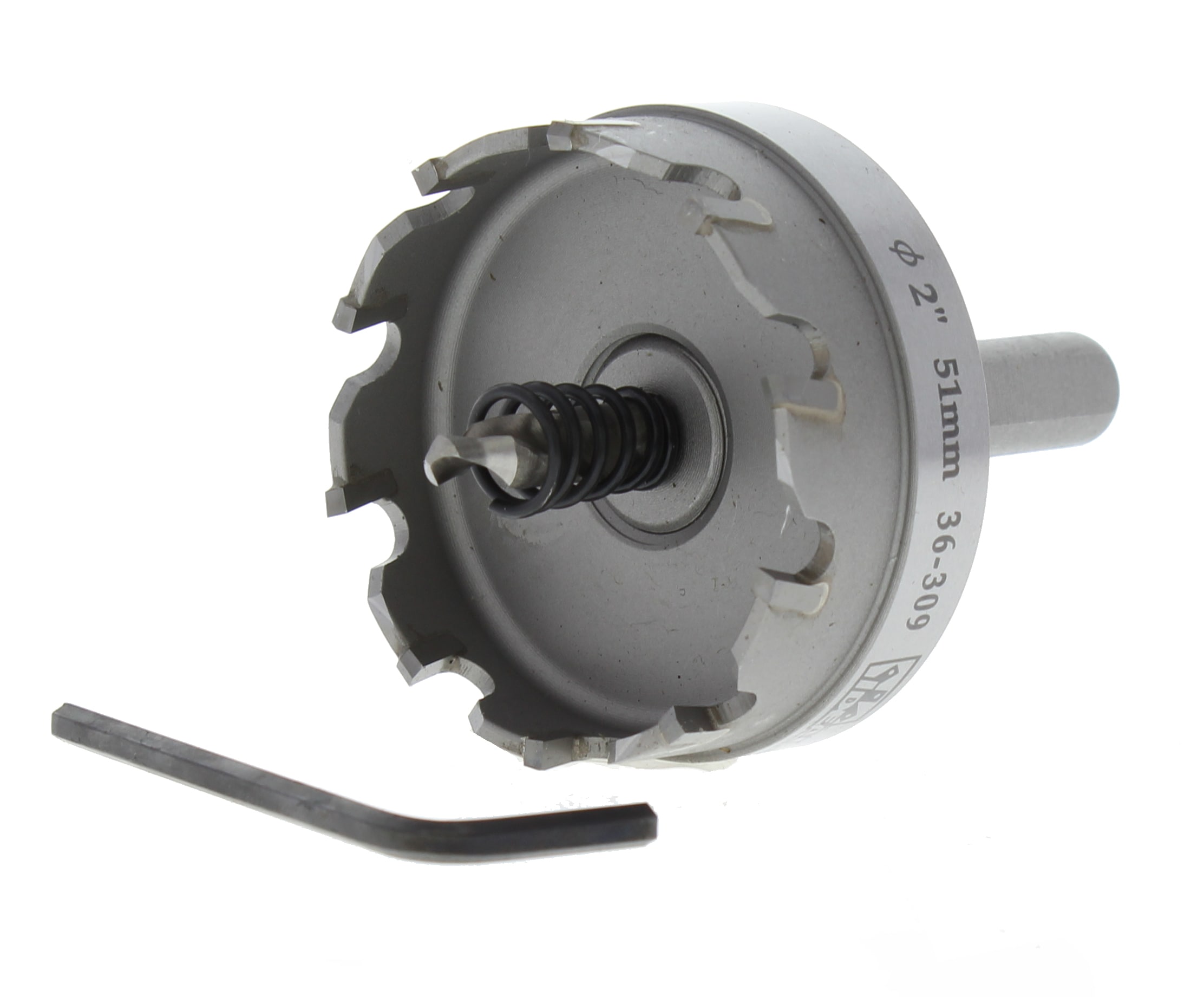 Sierra de agujero con punta de carburo Ideal de 2 pulgadas con arbor 36-309.