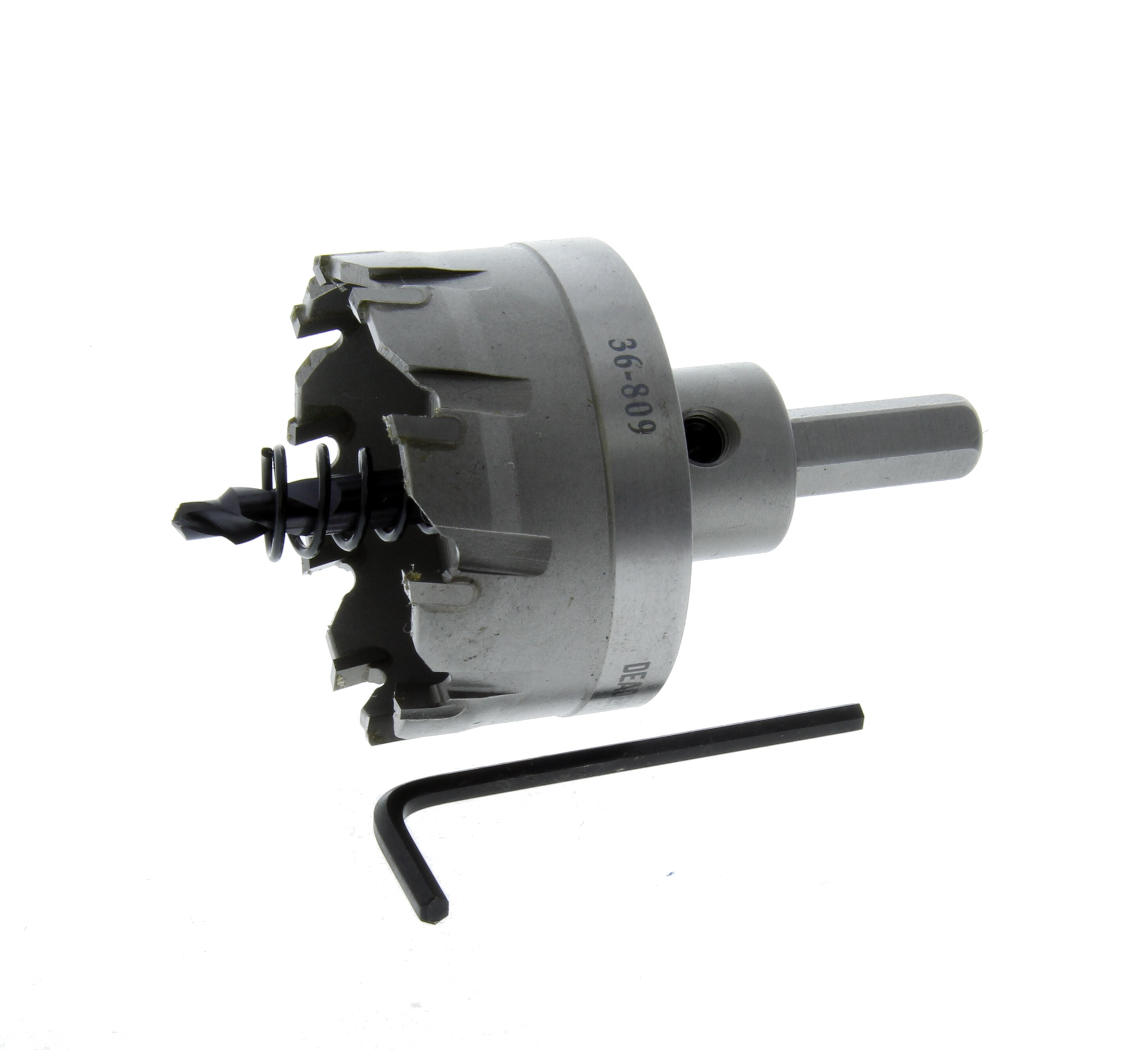 Sierra de corona con carburo de tungsteno de 2 pulgadas con adaptador, IDEAL 36-809