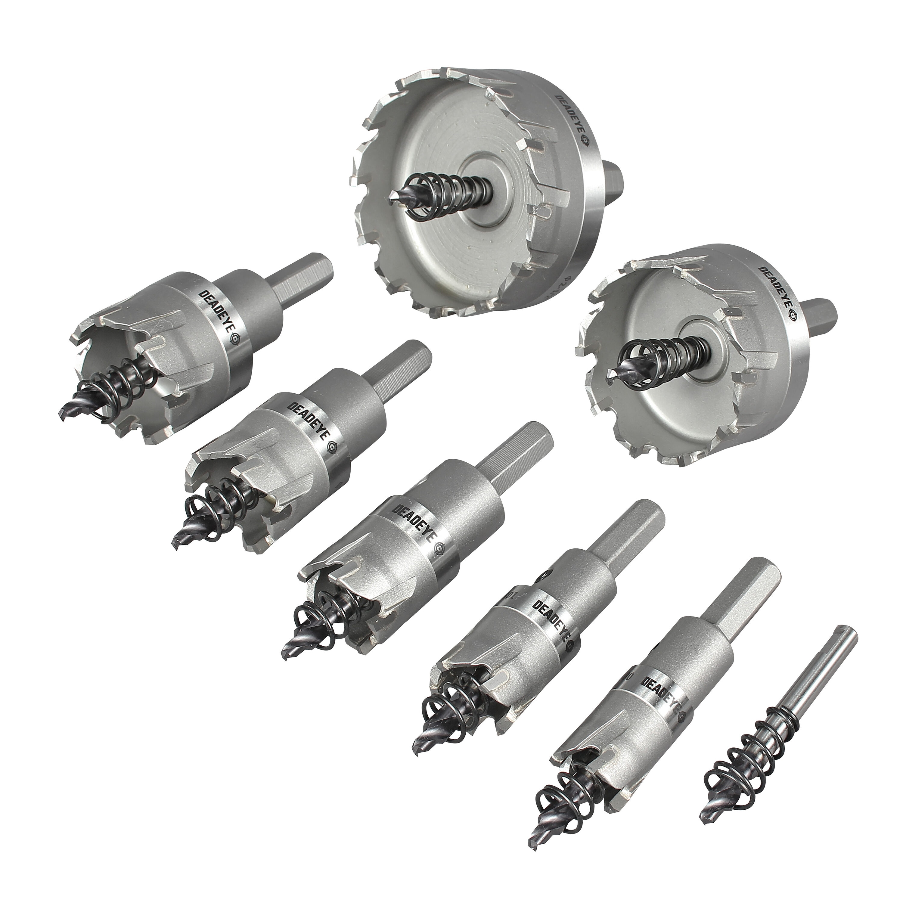 Sierra de corona con carburo de tungsteno de 2 pulgadas con adaptador, IDEAL 36-809