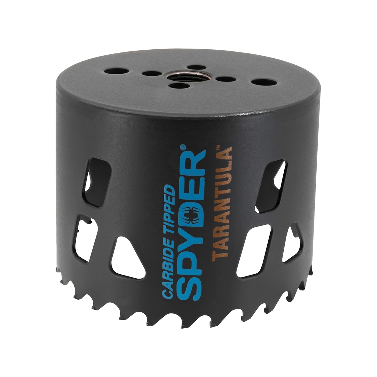 Sierra perforadora con punta de carburo de 3-1/2 pulgadas sin mandril de araña Spyder 600914CF