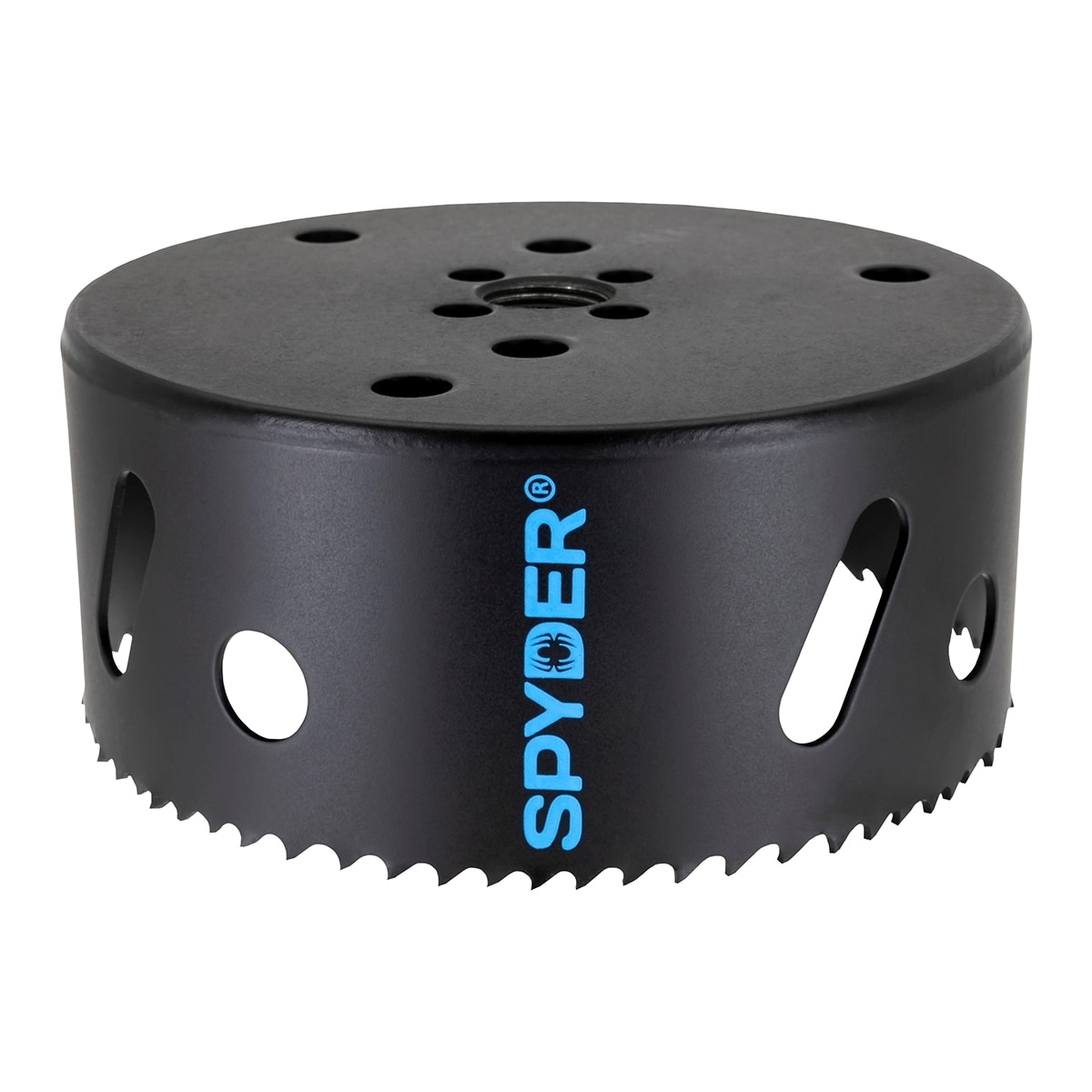Sierra de agujero bi-metal de 4-1/2 pulgadas sin adaptación Spyder 600105CF