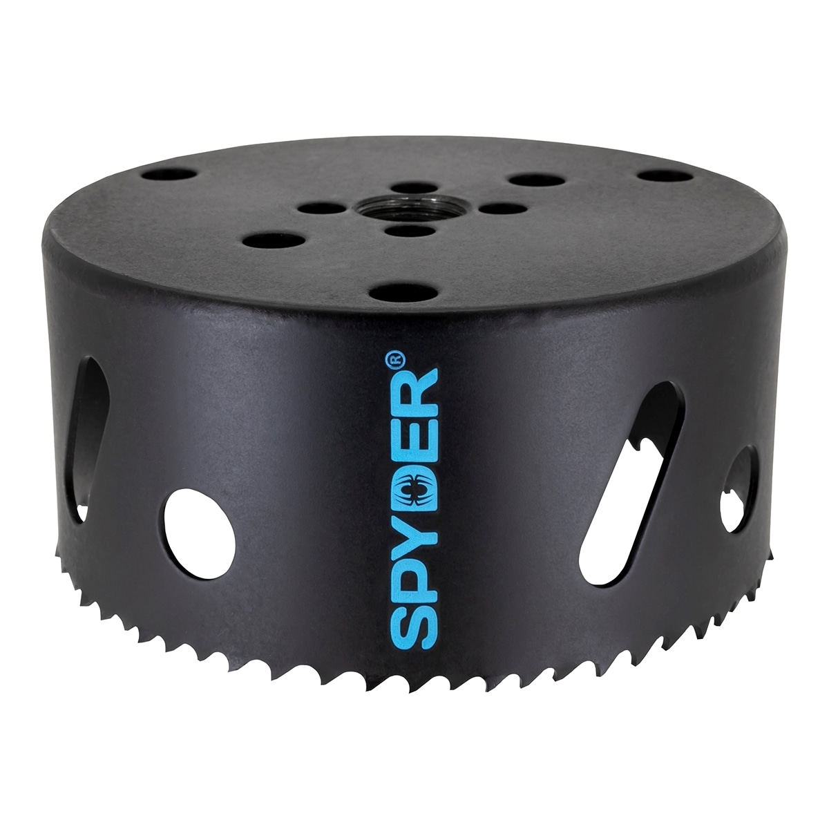 Sierra de corona bimetálica de 4-1/8 pulgadas sin mandril Spyder 600102CF