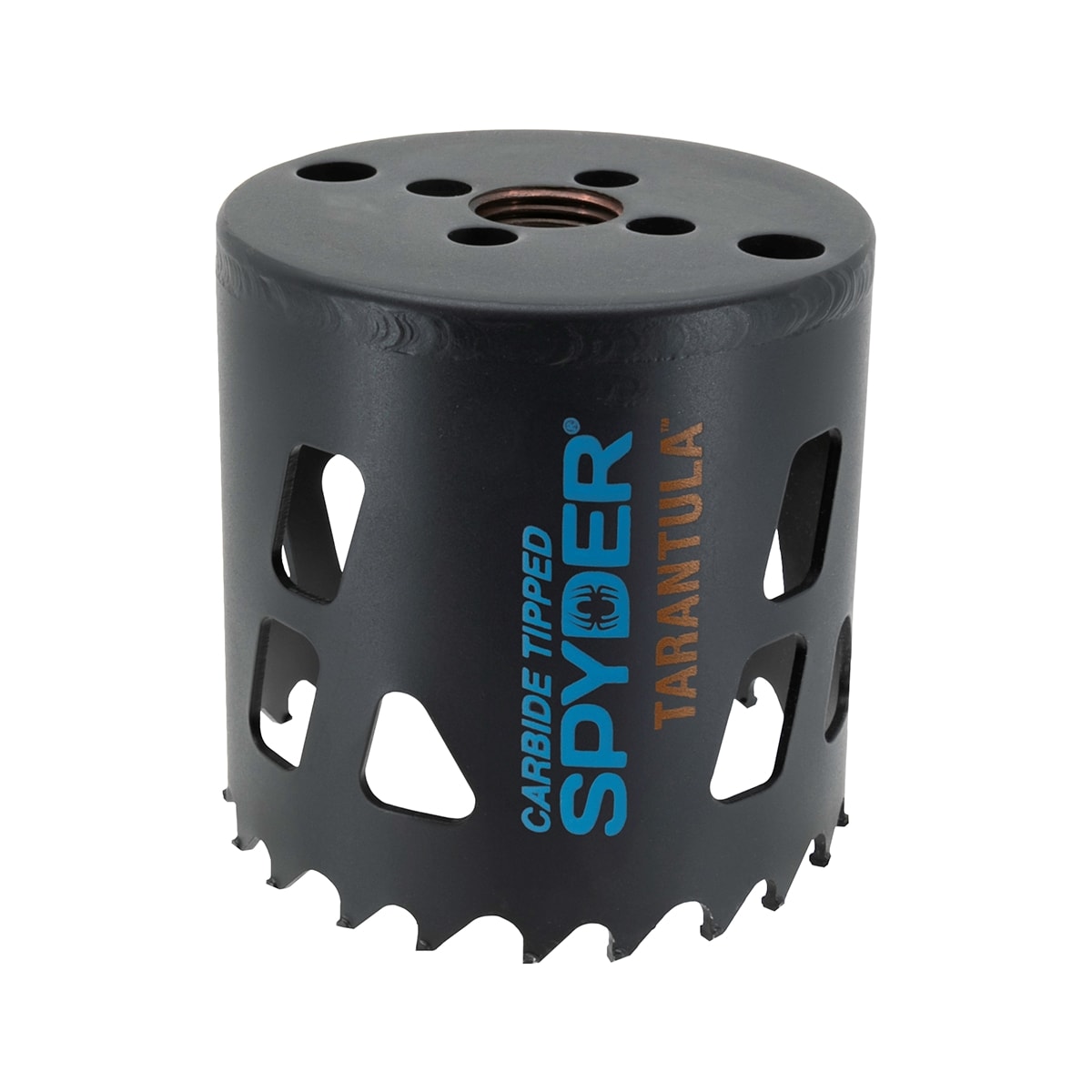Sierra de perforación con punta de carburo de 2-5/8 pulgadas sin arbor para Tarántula Spyder