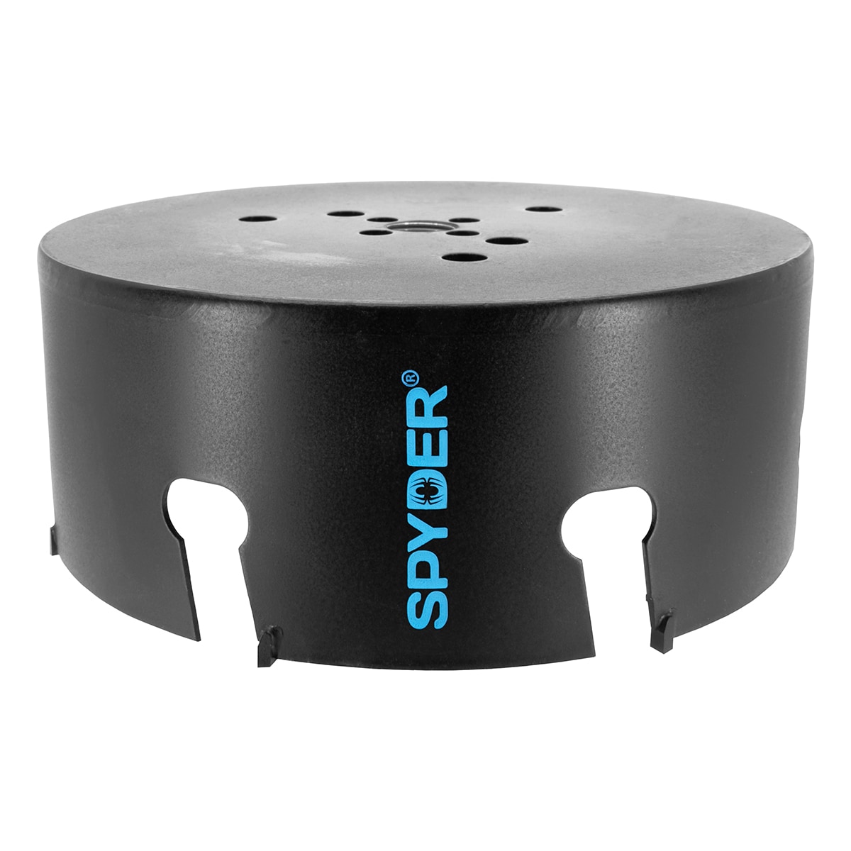 Sierra de perforación de 6-3/8 pulgadas con punta de carburo sin eje Spyder 600117CF.
