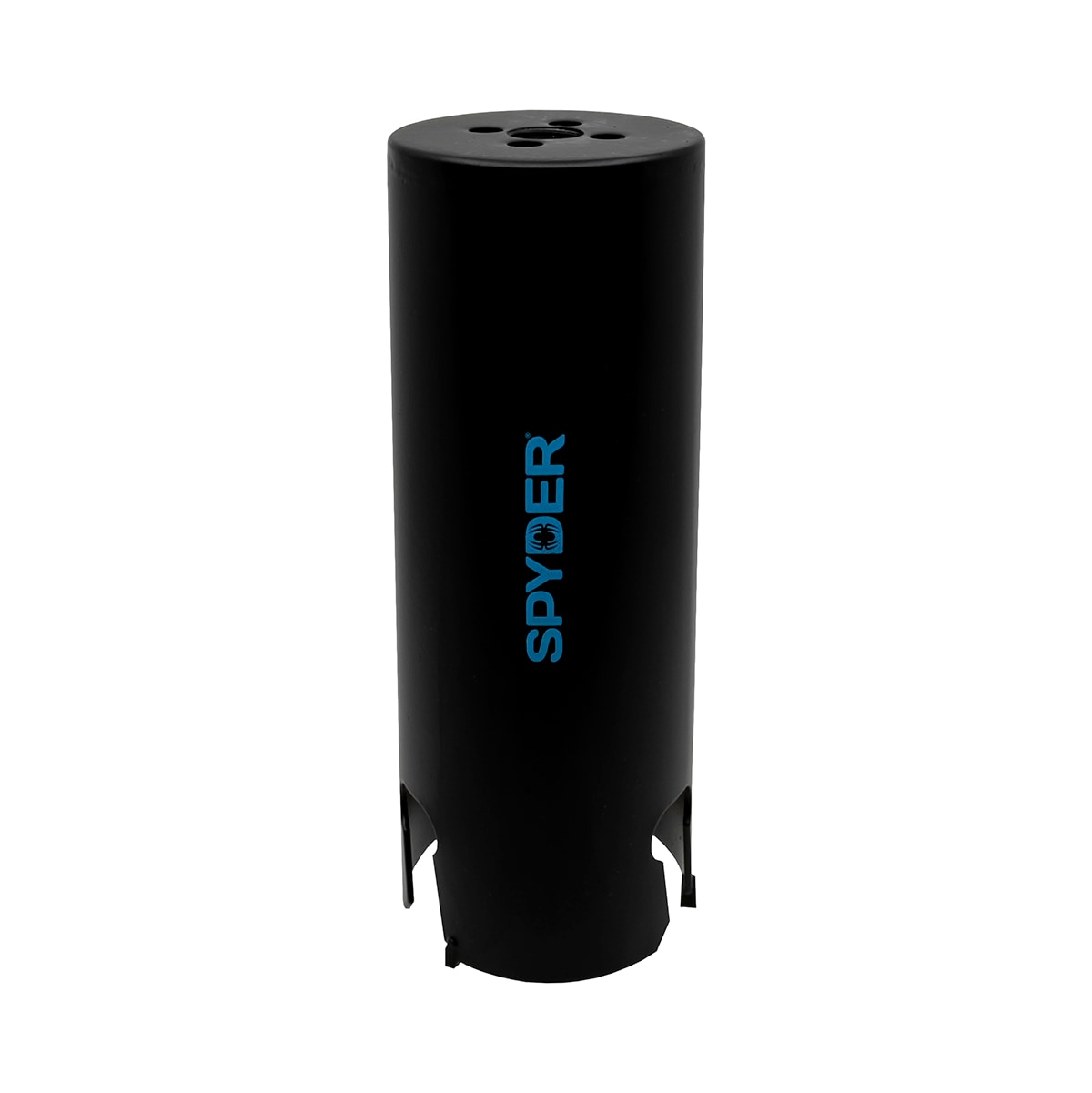 Sierra de agujero con punta de carburo sin arbor para cortes profundos de 2-9/16 pulgadas Spyder 600829.