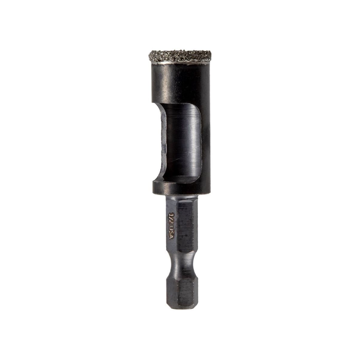 Broca de corona de diamante de 1/2 pulgada Spyder Diamond Edge 600850 con montaje de diamante