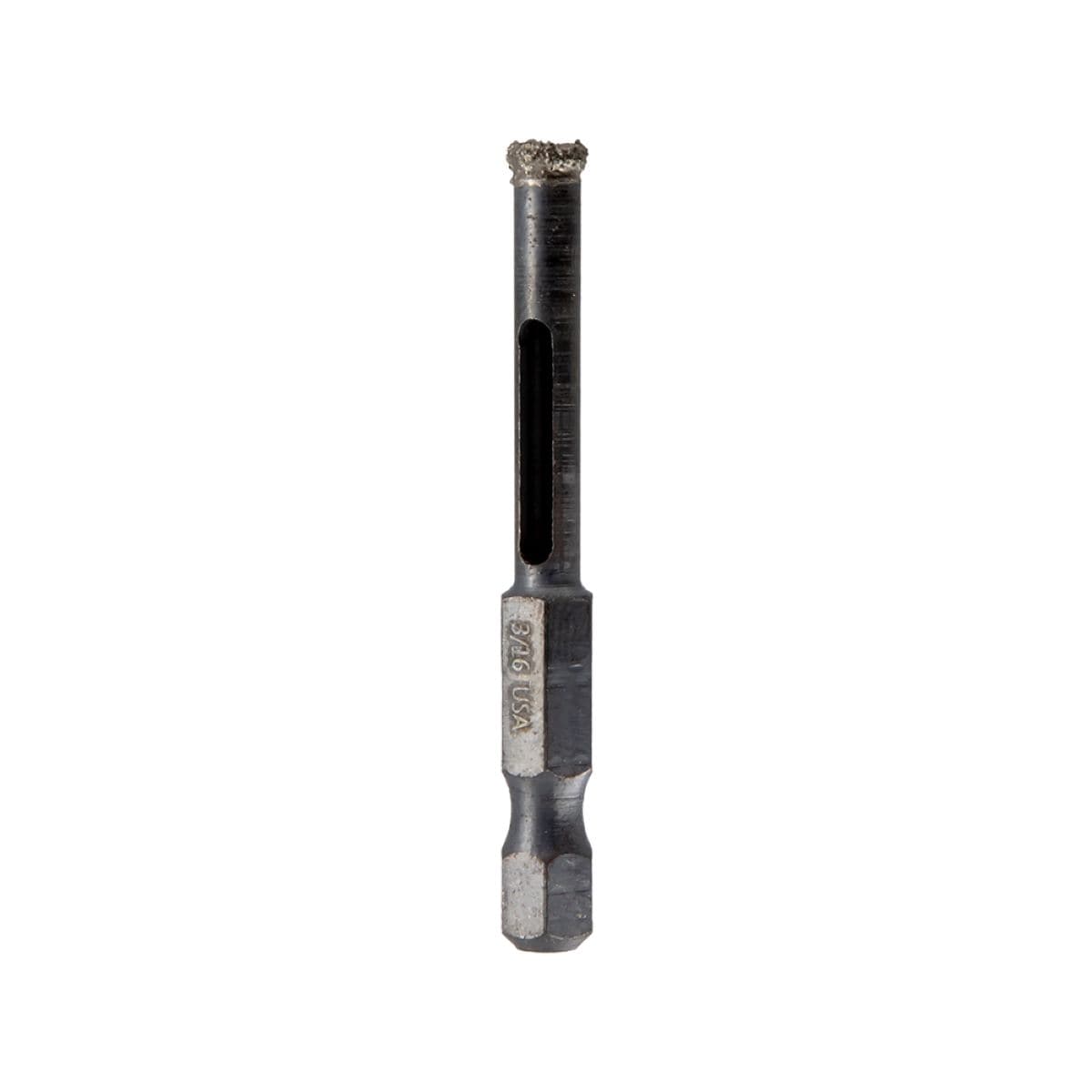 Sierra de perforación con borde de diamante Spyder de 3/16 pulgadas con arbor para sierra de perforación 600846