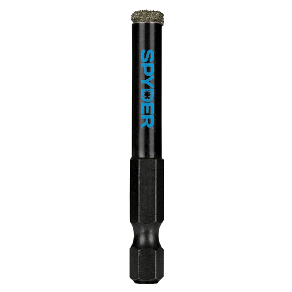 Broca de agujero de diamante arborizado de 1/4 pulgadas Spyder Diamond Edge 600847