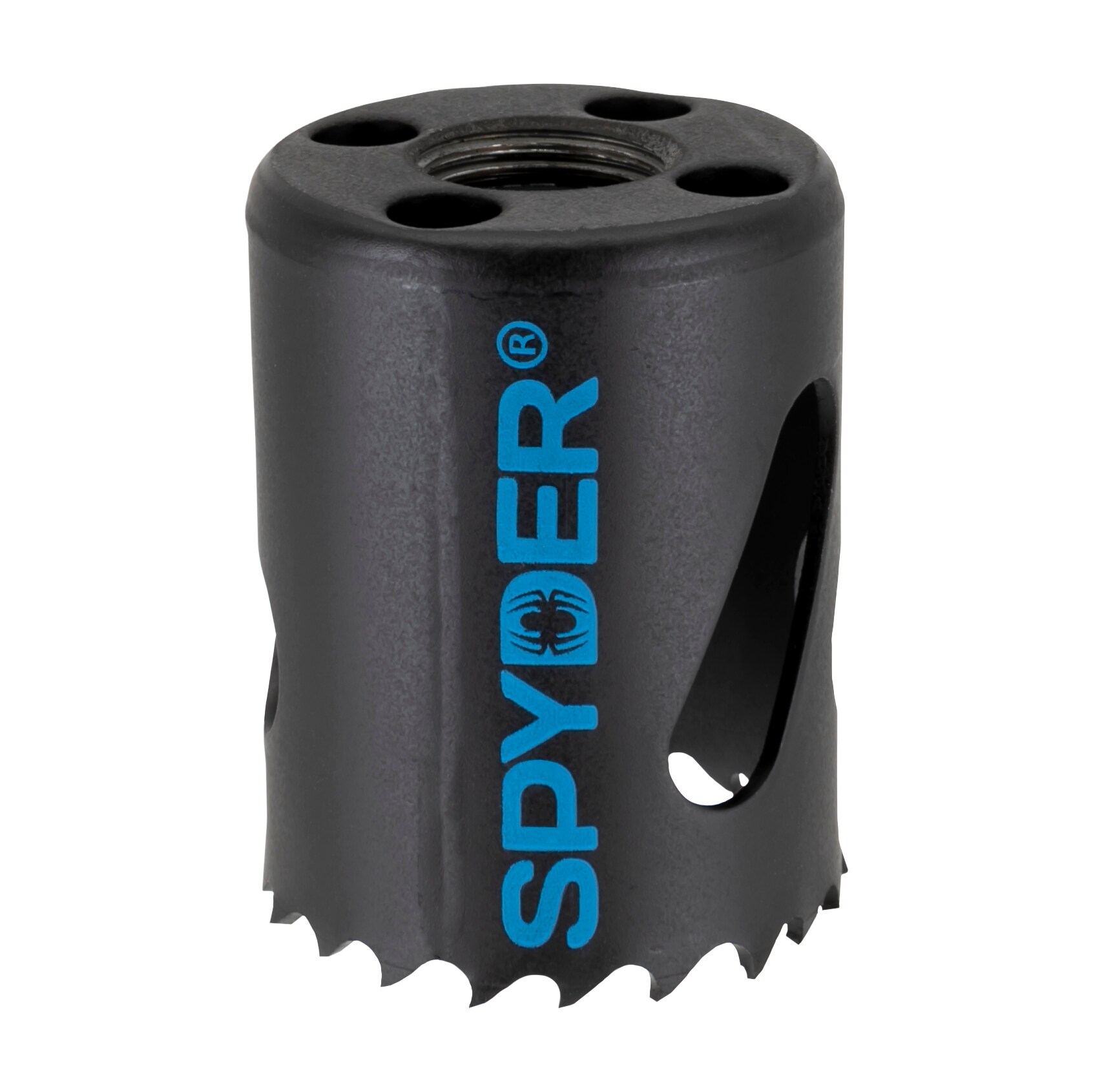 Sierra de agujero Spyder bimetálica de 1-1/2 pulgadas sin arbor para madera y metal 600074CF
