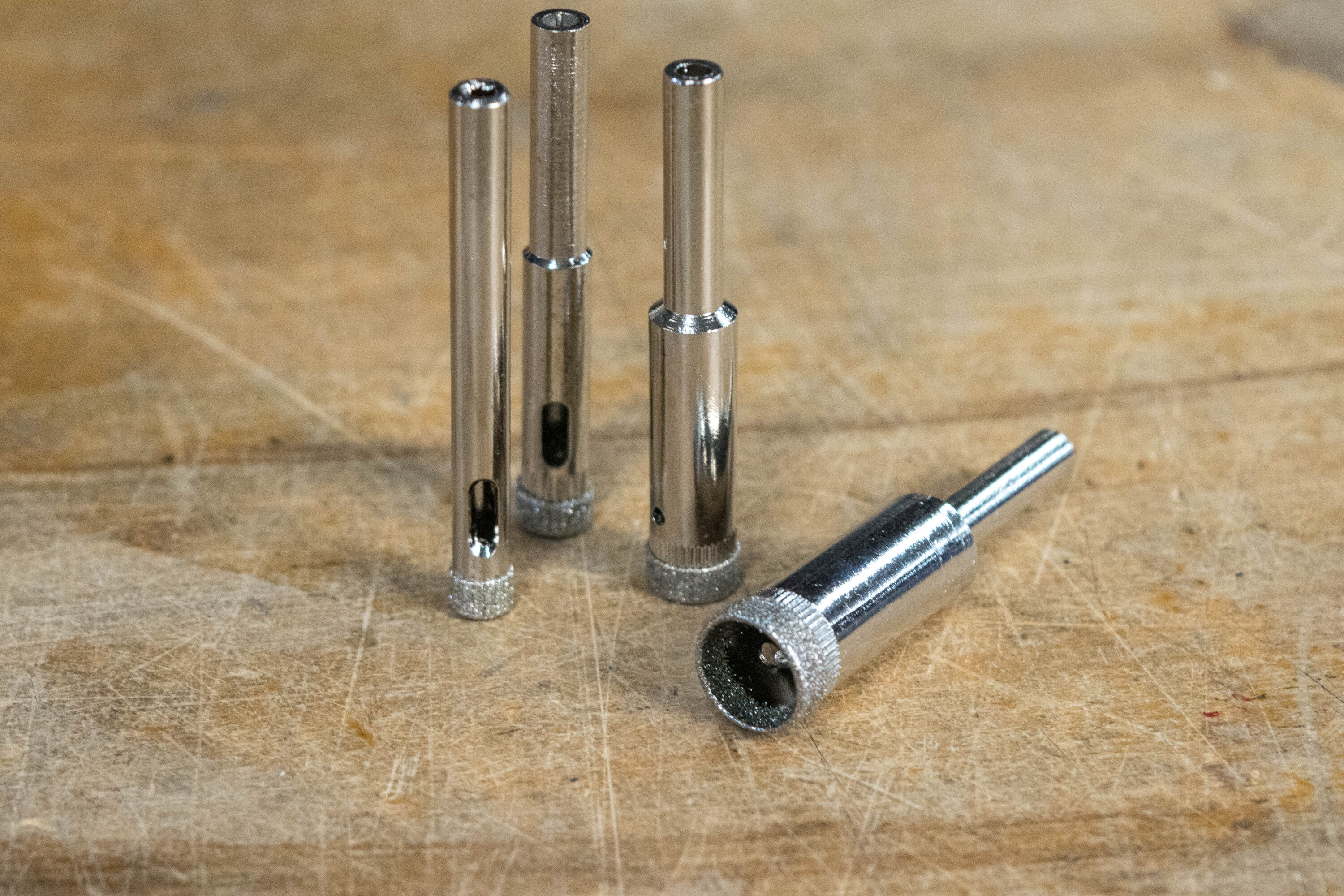 Juego de 4 piezas de sierra de perforación bimetálica no mandrilada de Century Drill & Tool con estuche resistente 05590