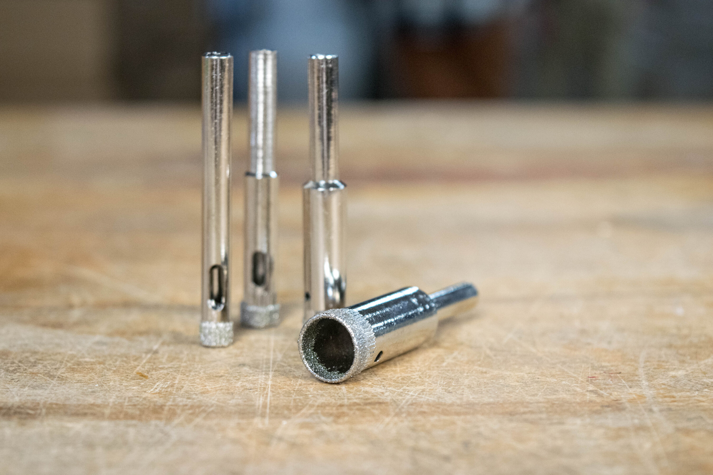 Juego de 4 piezas de sierra de perforación bimetálica no mandrilada de Century Drill & Tool con estuche resistente 05590