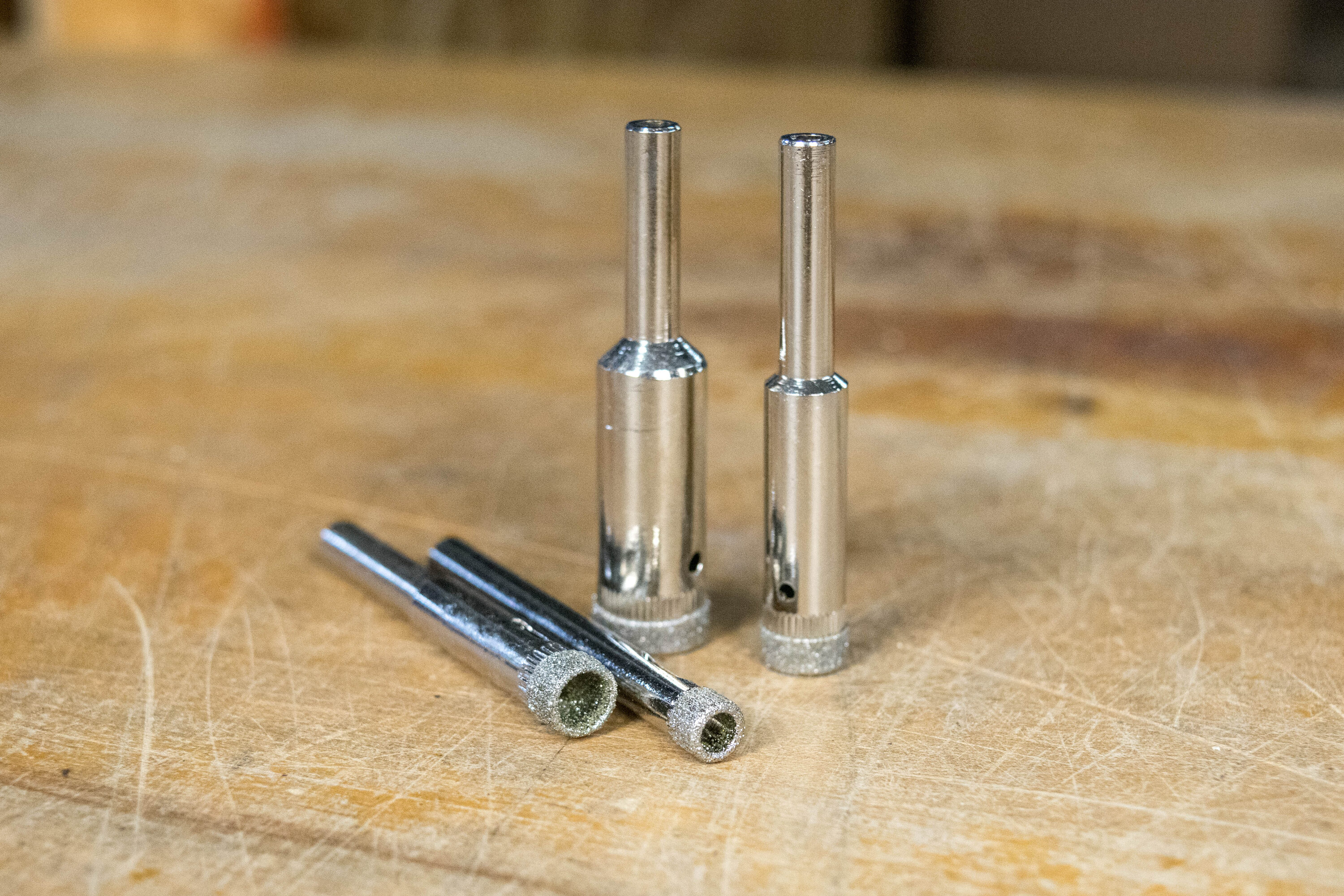 Juego de 4 piezas de sierra de perforación bimetálica no mandrilada de Century Drill & Tool con estuche resistente 05590