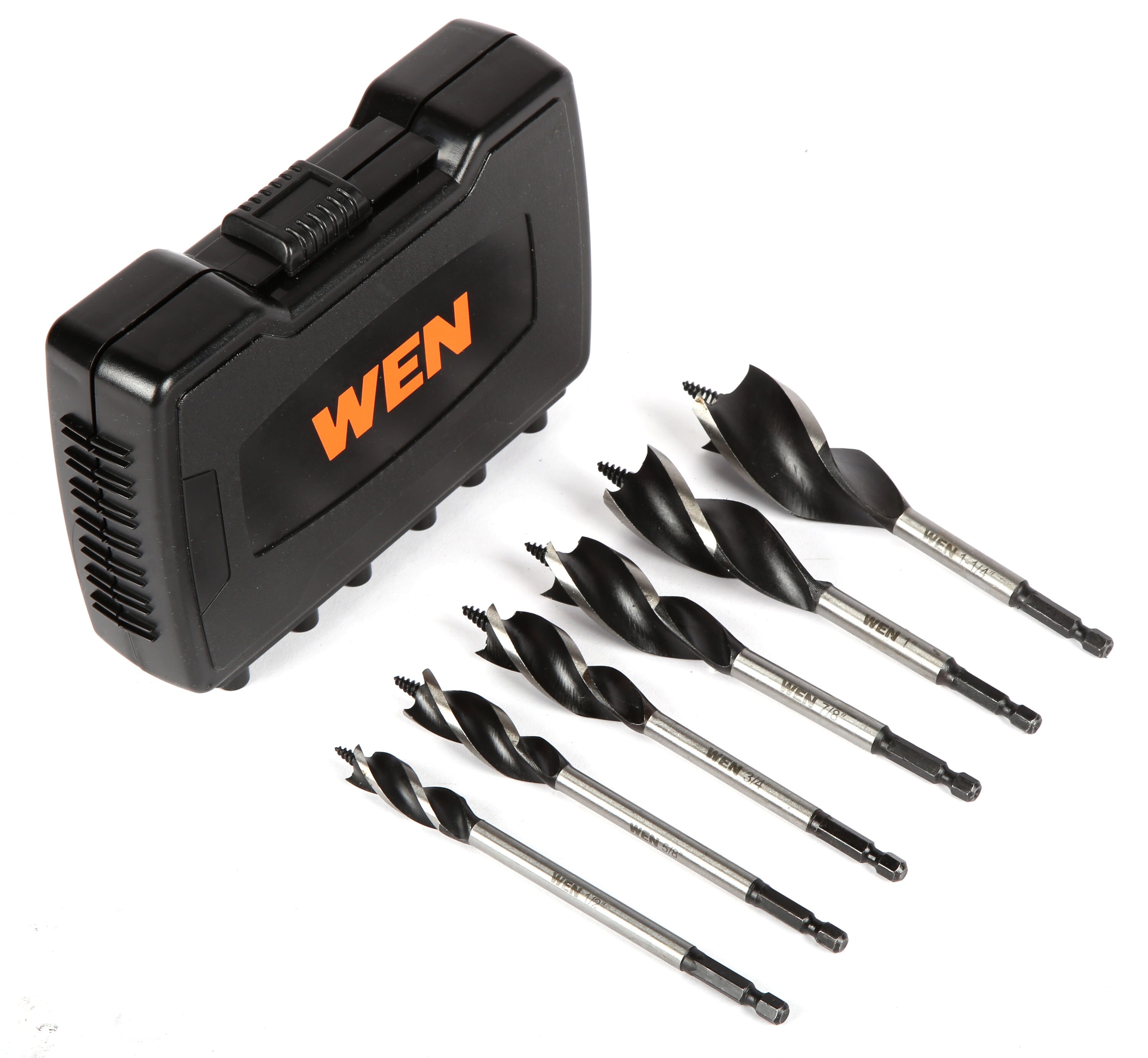Set de barrena WEN de 6 piezas x 6 pulgadas para taladrar madera - DB613A