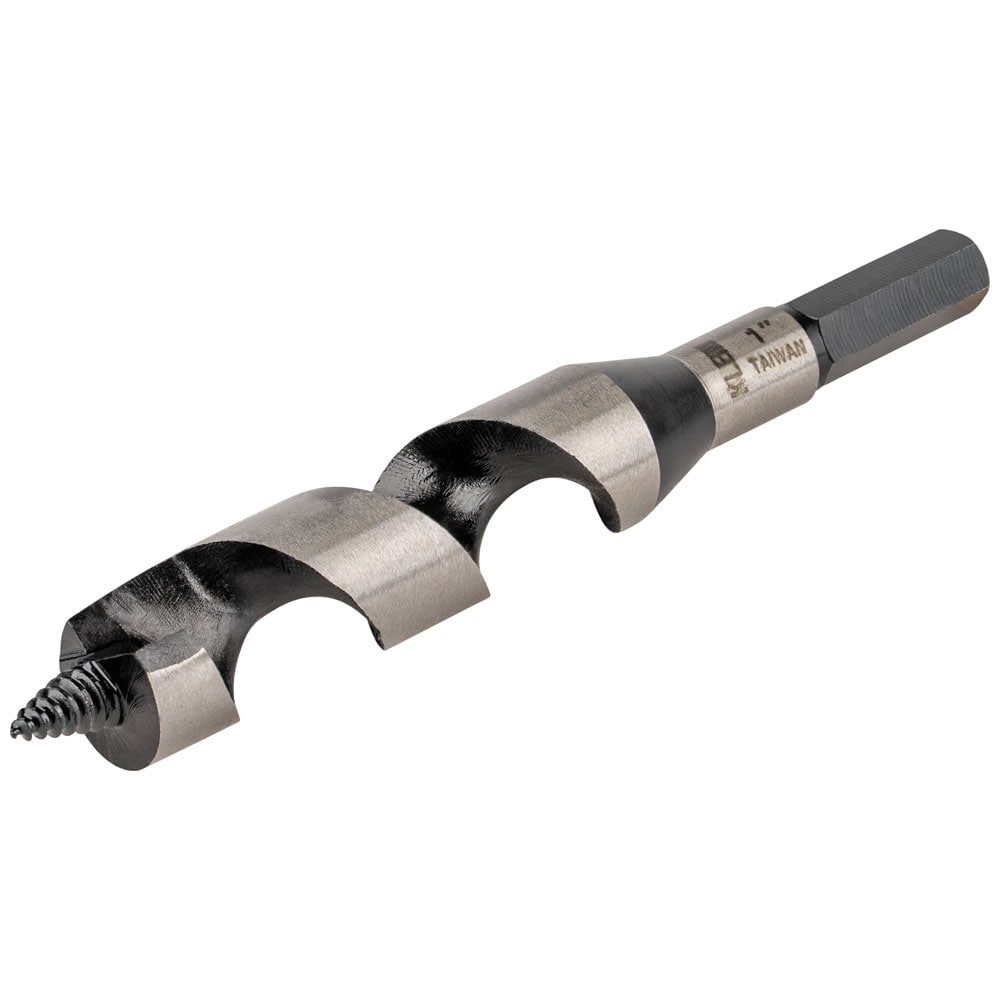 Broca helicoidal de barco de acero Klein Tools, punta de tornillo, 1 x 4 pulgadas 53406