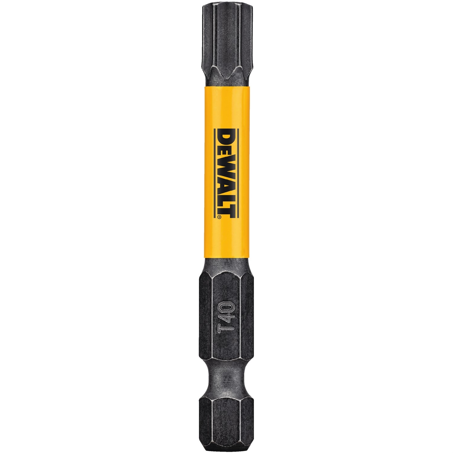 Punta destornilladora de impacto Torx FlexTorq de 1/4 pulgadas x 2-1/4 pulgadas en pieza individual 2 -Piezas DWA2TX40IR2-Z