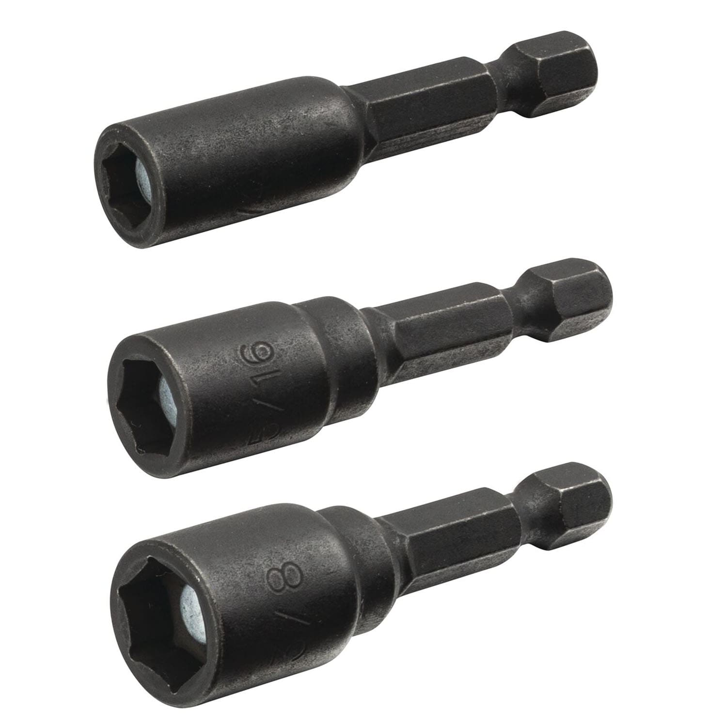 Juego de Puntas para Impacto de 1/4 pulgadas para Taladro de Impacto de 3 Piezas de Alta Resistencia Craftsmen
