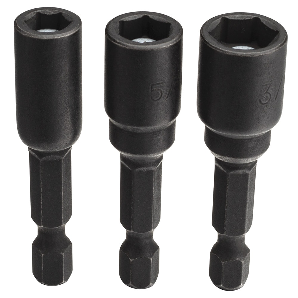 Juego de Puntas para Impacto de 1/4 pulgadas para Taladro de Impacto de 3 Piezas de Alta Resistencia Craftsmen