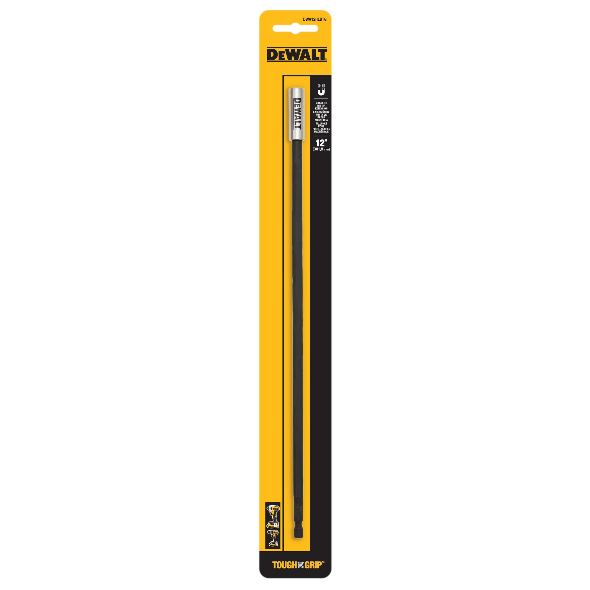 Porta puntas magnético DEWALT para destornillador individual DWA12HLDTG