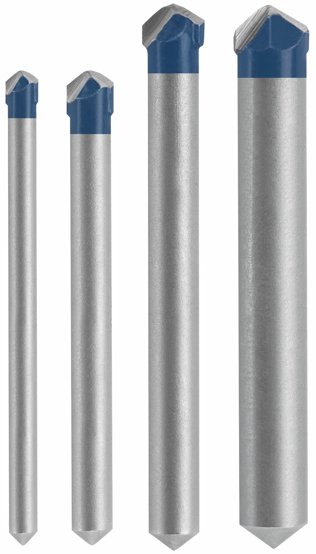 Set de 4 brocas de alta velocidad de acero para mampostería para taladro rotativo, para azulejos de piedra natural de Bosch NS2000