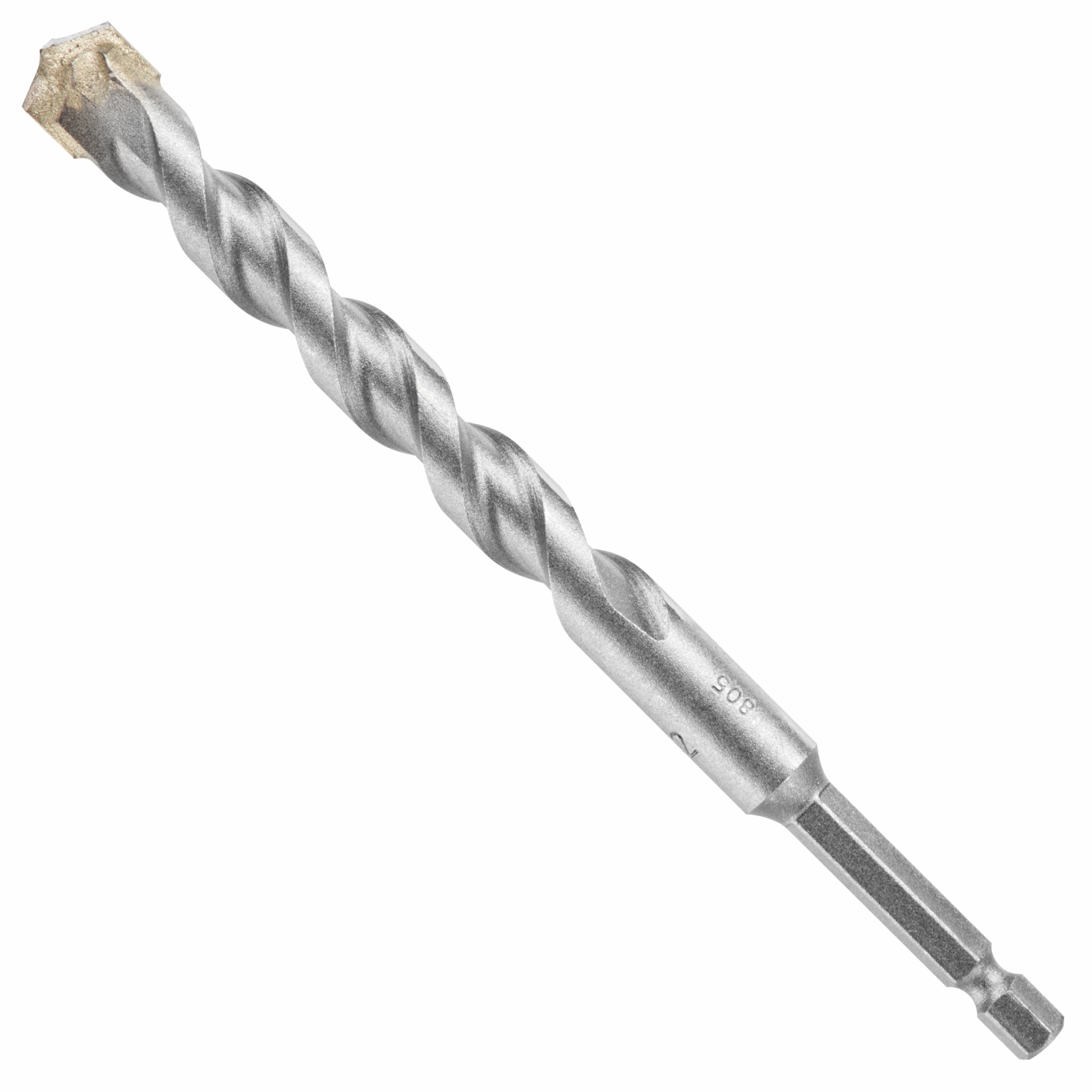 Broca para taladro de martillo de acero de alta velocidad Bosch Impact Tough de 1/2 pulgadas x 6 pulgadas LBHX010