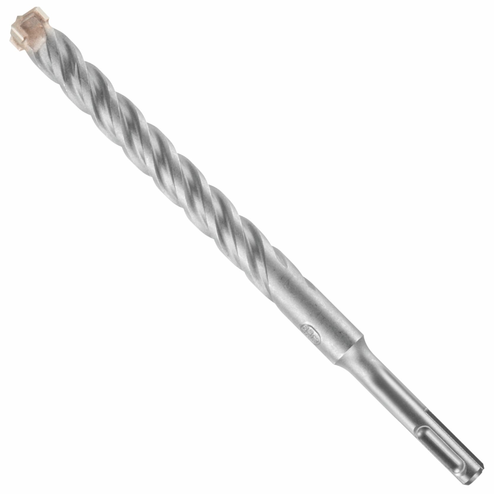 Broca Bosch Bulldog Tough 4-Cutter de acero aleado para taladro SDS-plus HC4C2102 de 5/8 pulgadas por 8 pulgadas.