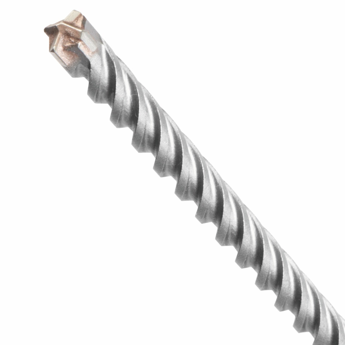 Broca de albañilería de acero aleado Bosch Bulldog Tough 4-Cutter 3/8 pulgadas x 18 pulgadas para taladro SDS-plus HC4C2067