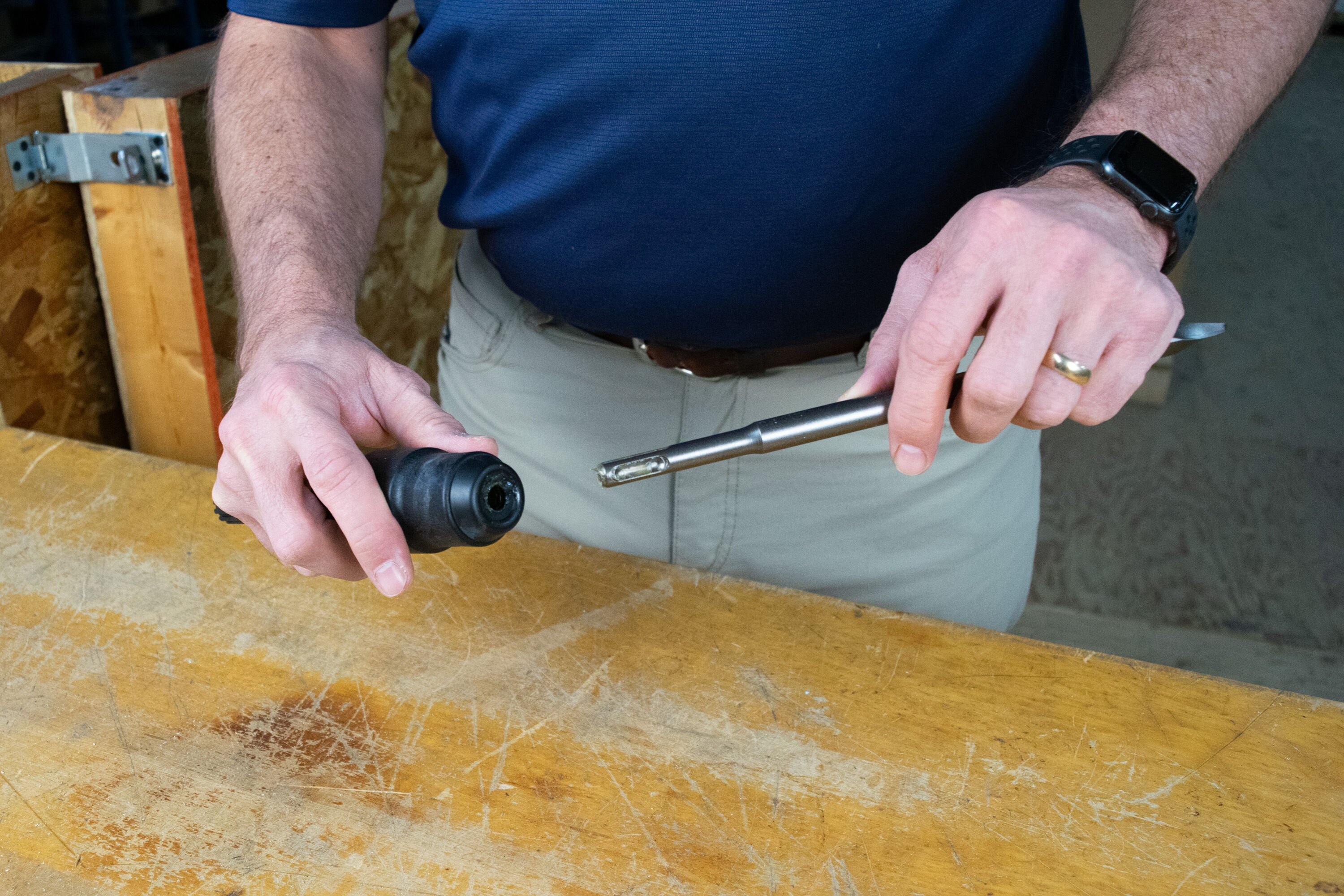 Broca para mampostería de acero al carbono de alta calidad para taladro SDS-plus de 8 pulgadas surtida de grado profesional Century Drill & Tool 83999