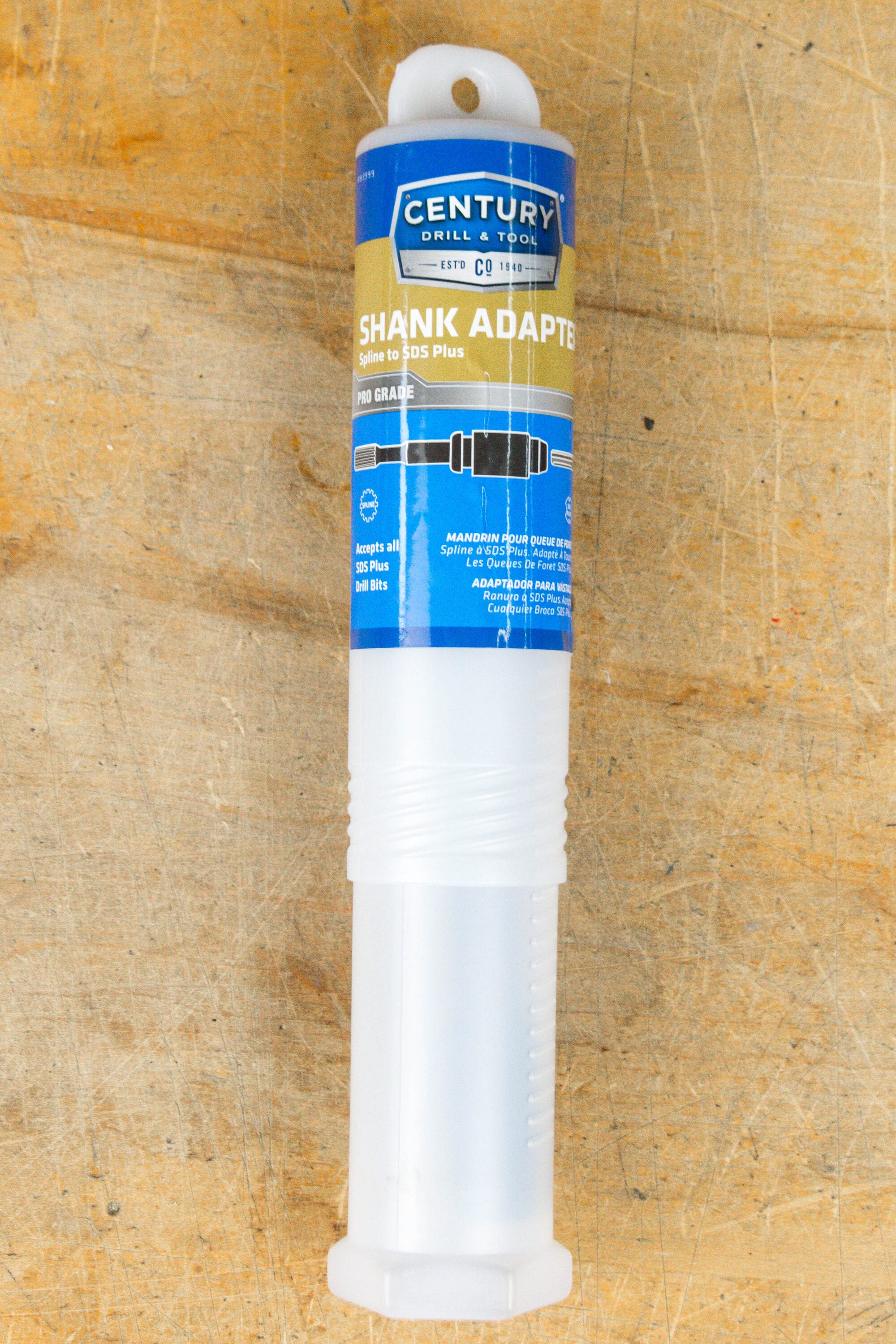 Broca para mampostería de acero al carbono de alta calidad para taladro SDS-plus de 8 pulgadas surtida de grado profesional Century Drill & Tool 83999