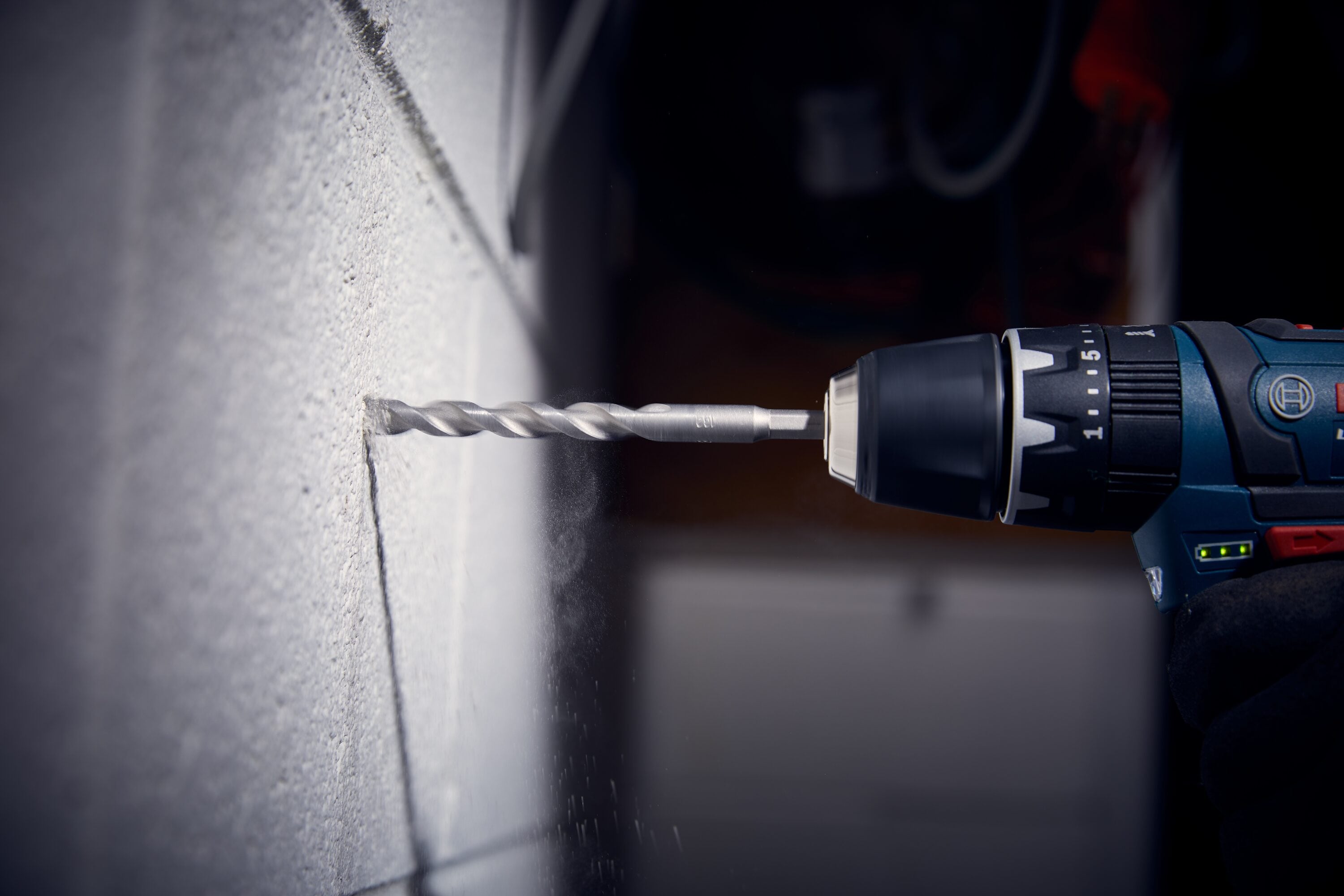 Set de 7 brocas para taladro percutor de acero de alta velocidad Bosch Impact Tough LBHXS7U.